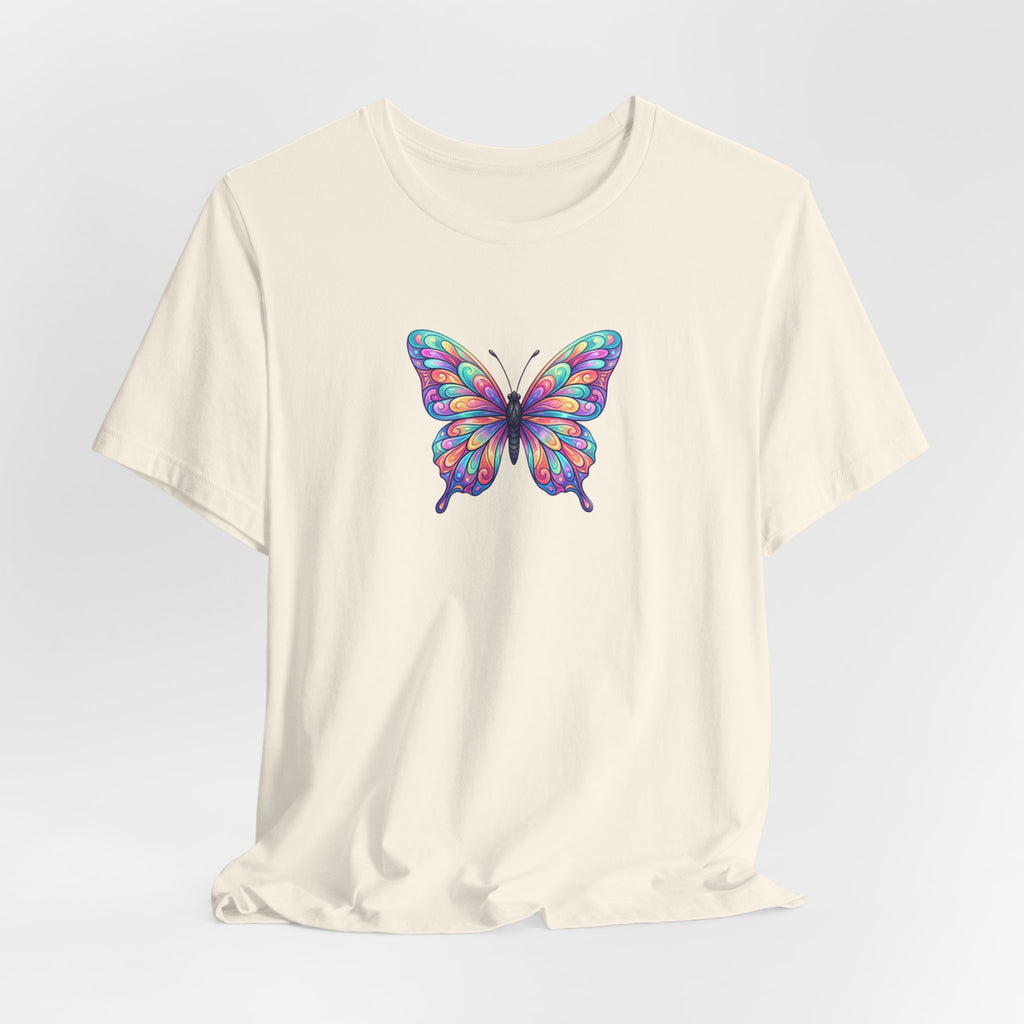 Butterfly Graphic Tee — Colorful Watercolor Butterfly T-Shirt