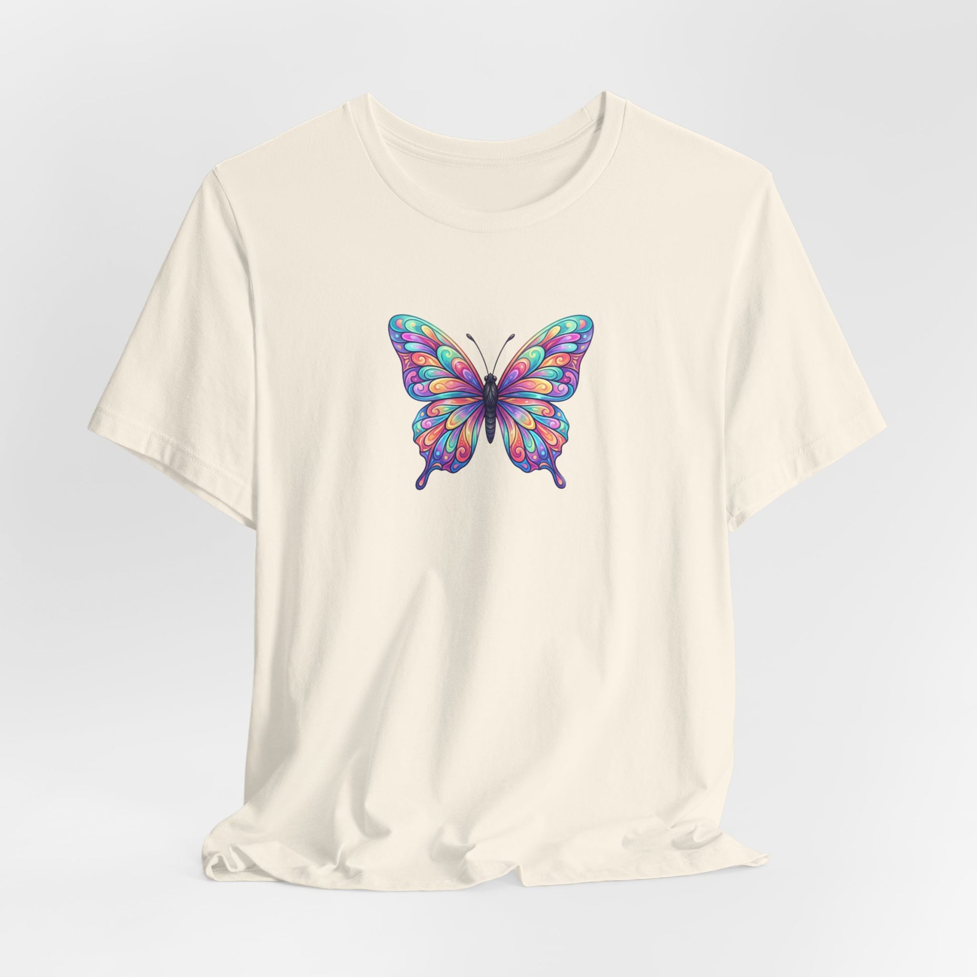 Butterfly Graphic Tee — Colorful Watercolor Butterfly T-Shirt