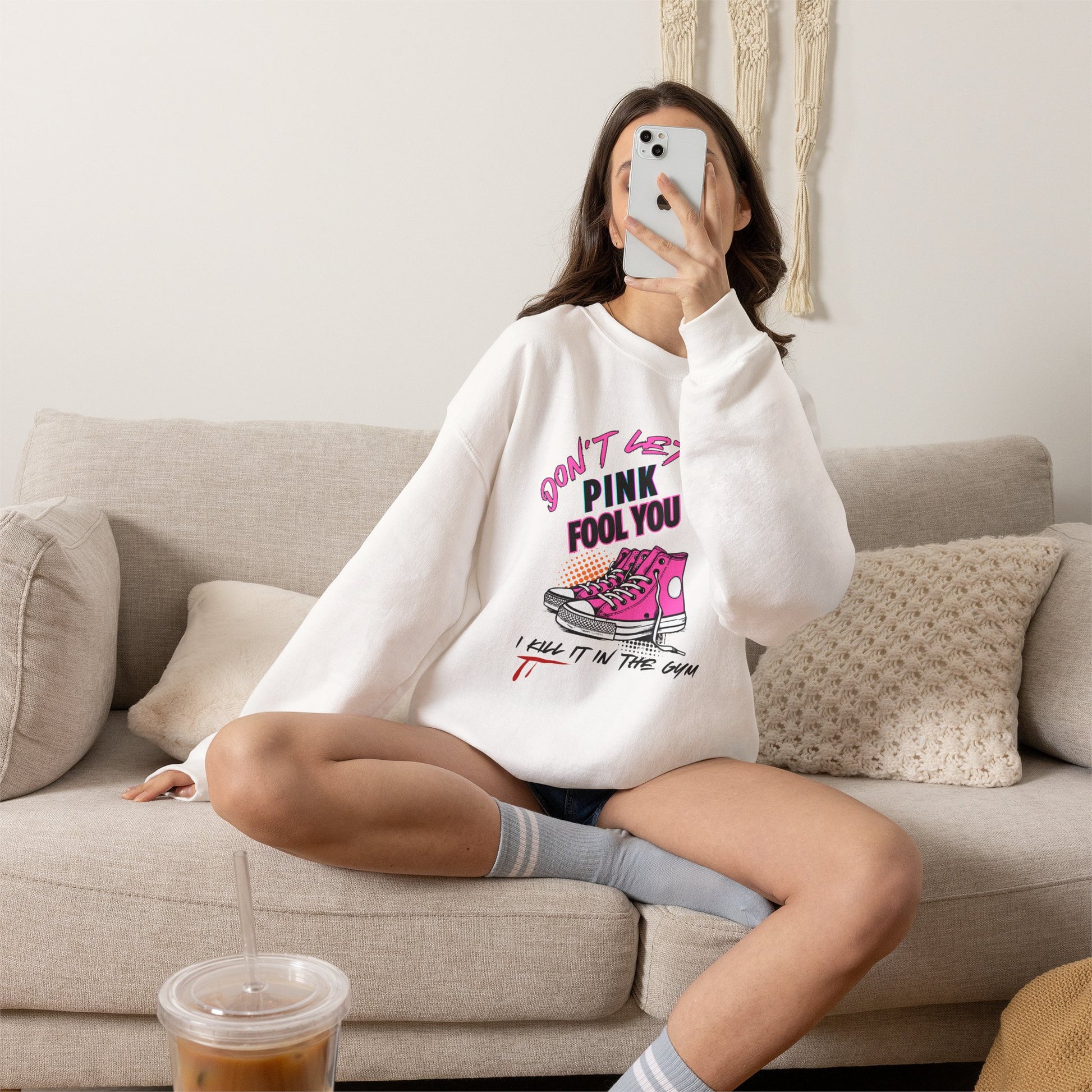 Don't Let The Pink Fool You. I KILL IT in the GYM - Unisex Sweatshirt