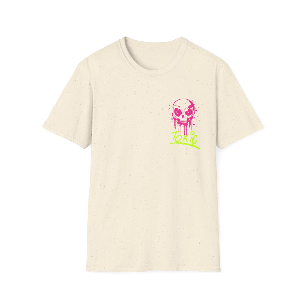 T-Shirt — Neon Drip Skull "Toxic" Graphic