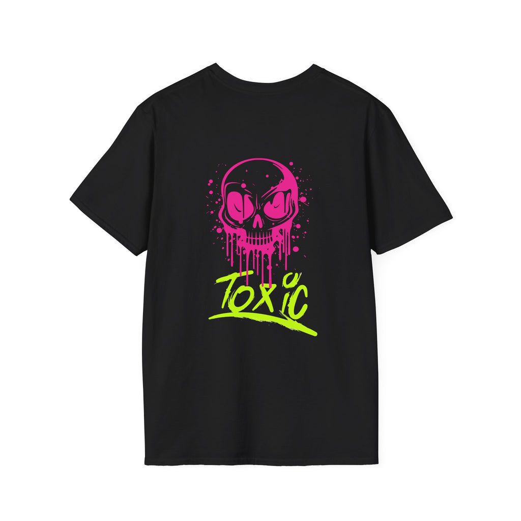 T-Shirt — Neon Drip Skull "Toxic" Graphic