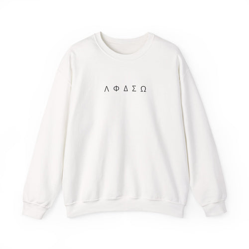 Alpha Phi Delta Sigma Greek Letters Crewneck Sweatshirt