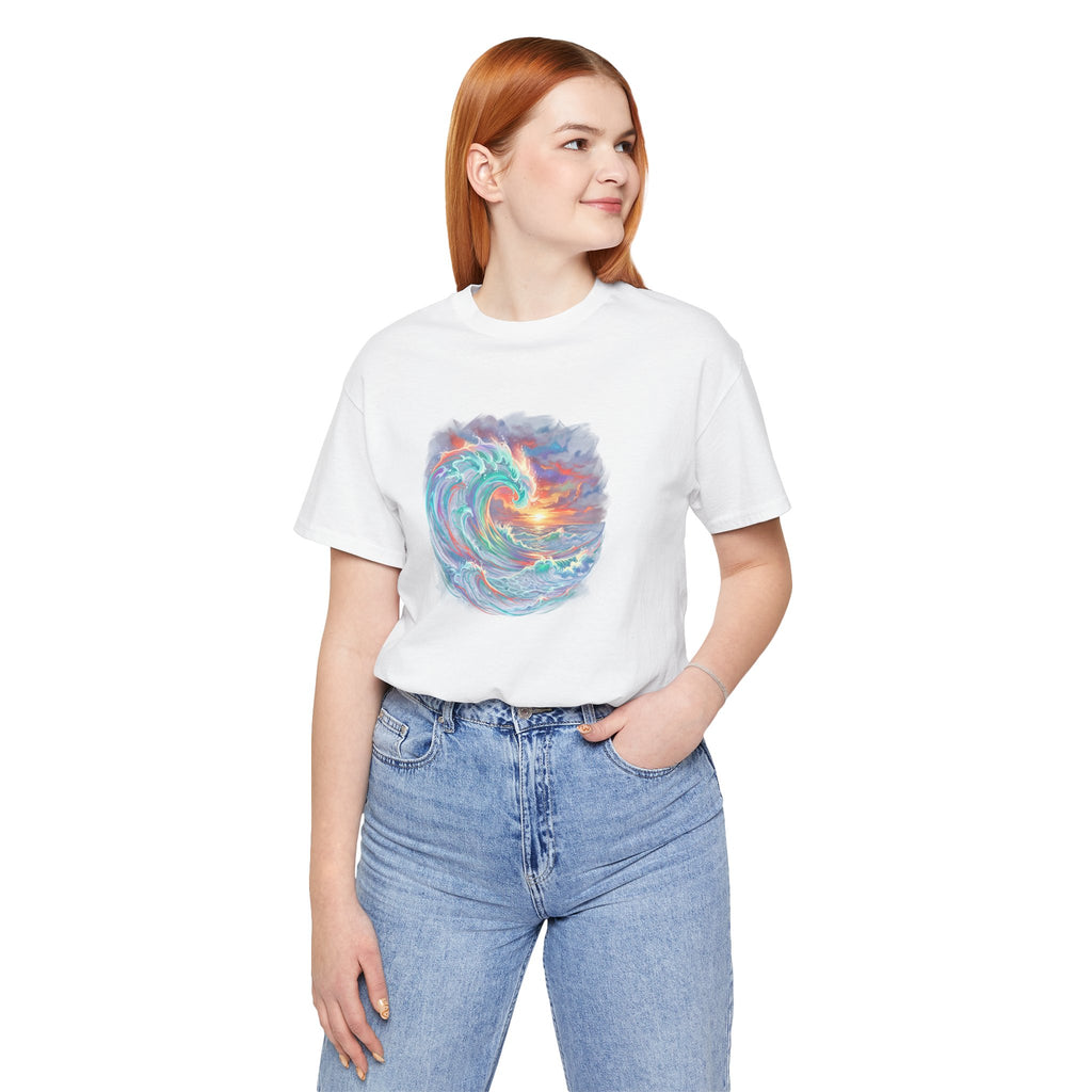 Ocean Wave Sunset T-Shirt