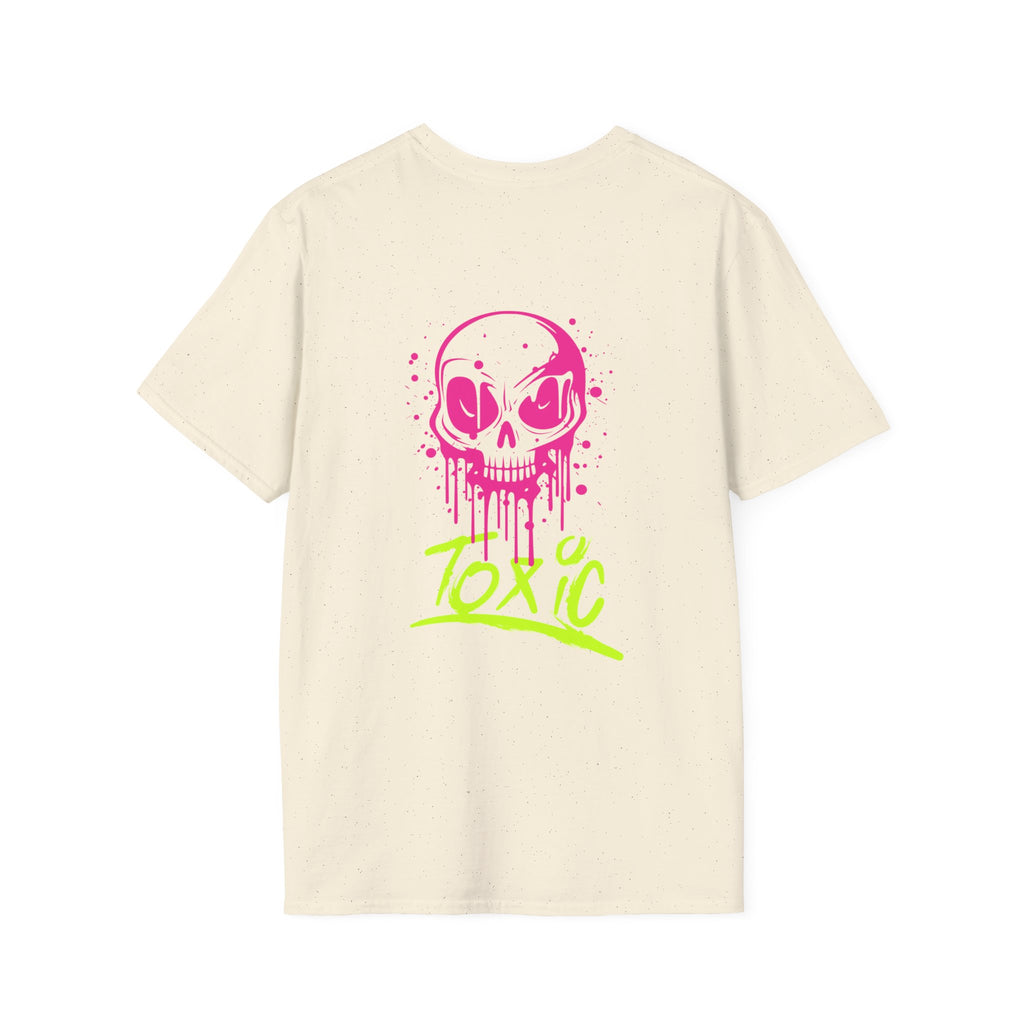 T-Shirt — Neon Drip Skull "Toxic" Graphic