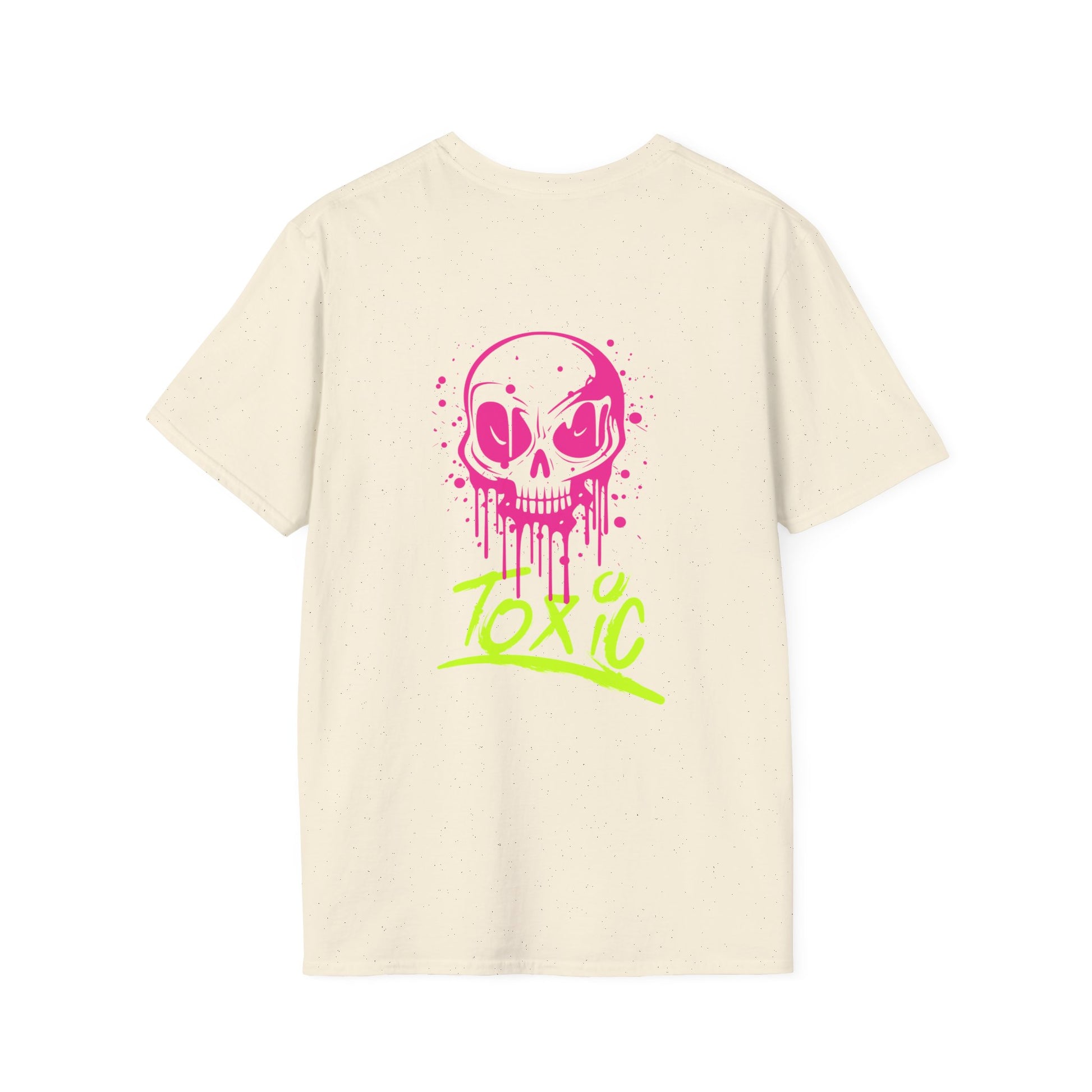 T-Shirt — Neon Drip Skull "Toxic" Graphic