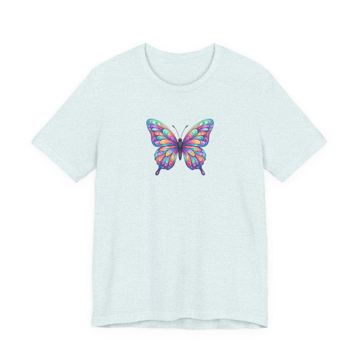Butterfly Graphic Tee — Colorful Watercolor Butterfly T-Shirt