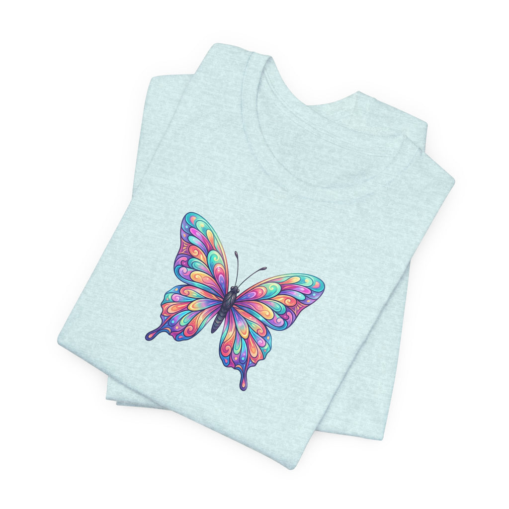 Butterfly Graphic Tee — Colorful Watercolor Butterfly T-Shirt