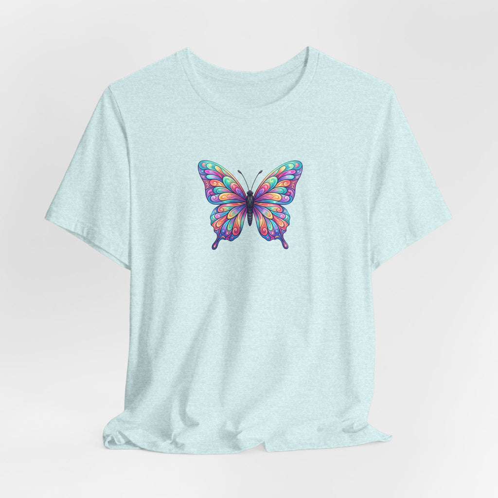 Butterfly Graphic Tee — Colorful Watercolor Butterfly T-Shirt