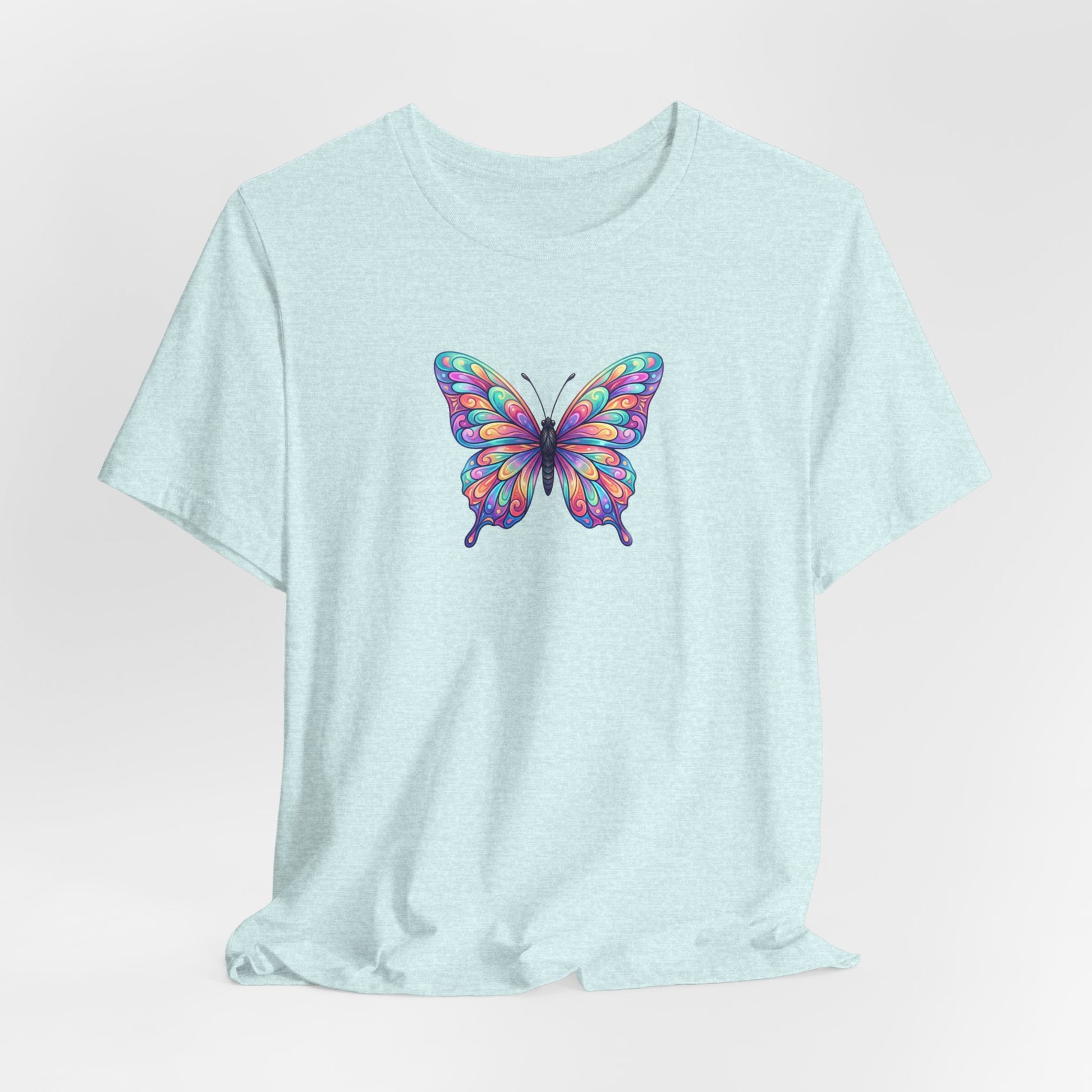 Butterfly Graphic Tee — Colorful Watercolor Butterfly T-Shirt