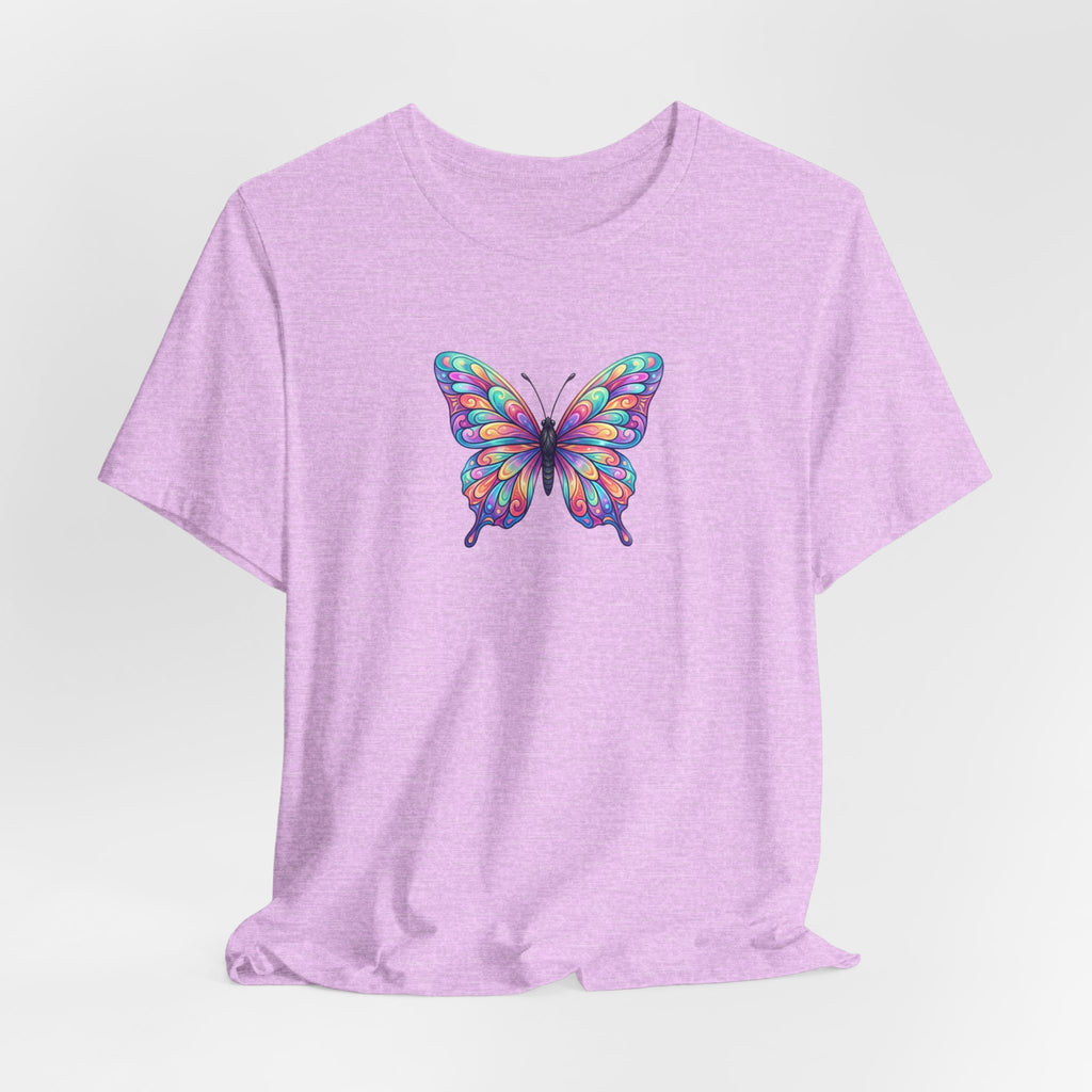 Butterfly Graphic Tee — Colorful Watercolor Butterfly T-Shirt