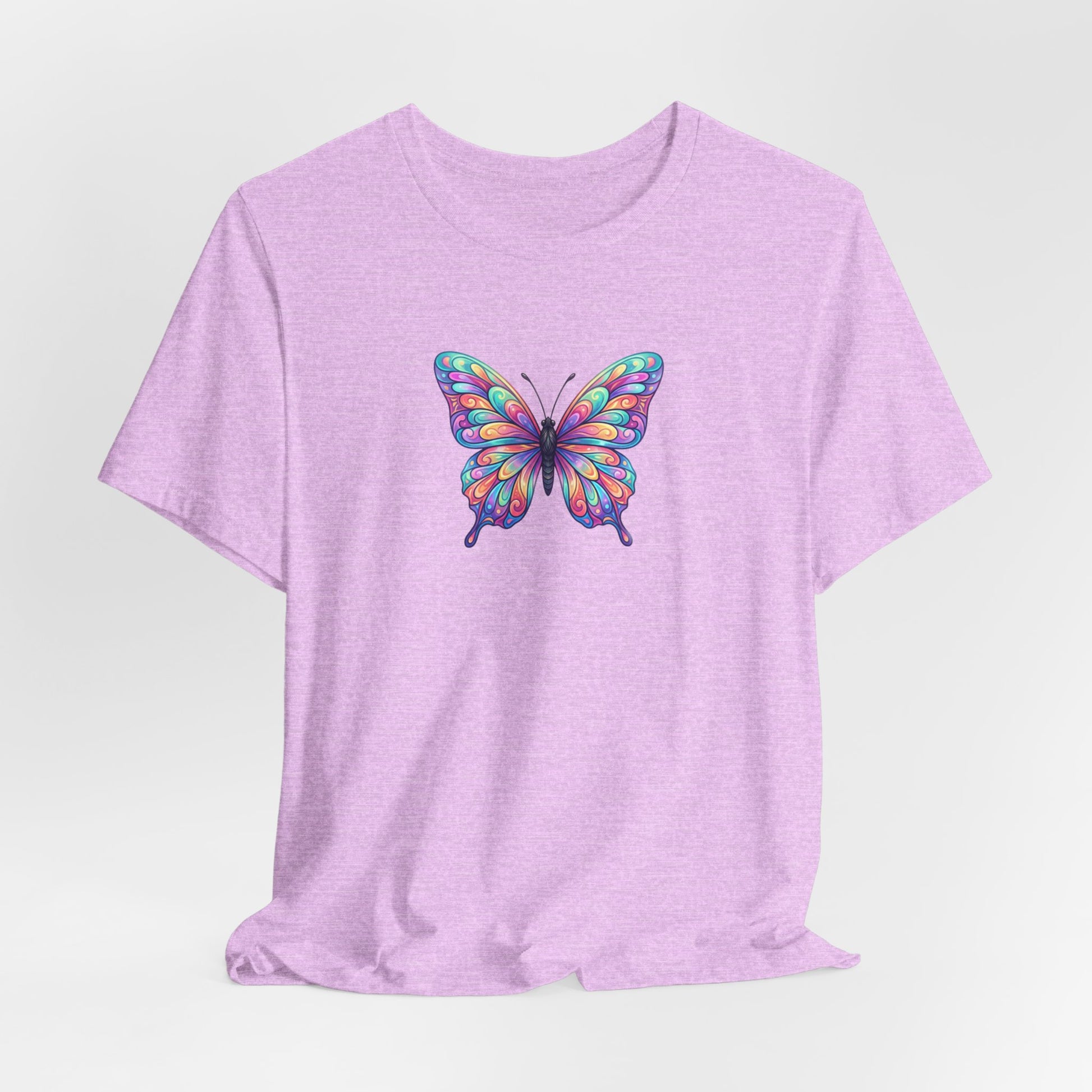 Butterfly Graphic Tee — Colorful Watercolor Butterfly T-Shirt