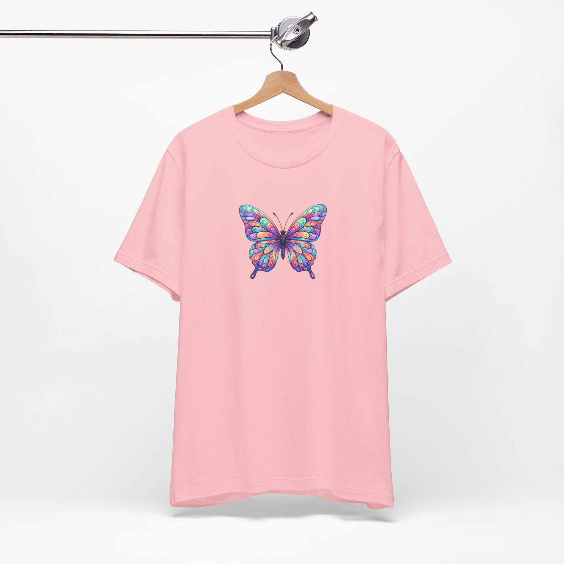Butterfly Graphic Tee — Colorful Watercolor Butterfly T-Shirt