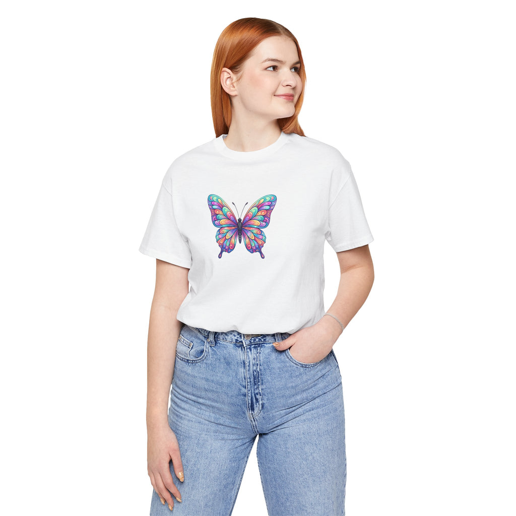 Butterfly Graphic Tee — Colorful Watercolor Butterfly T-Shirt