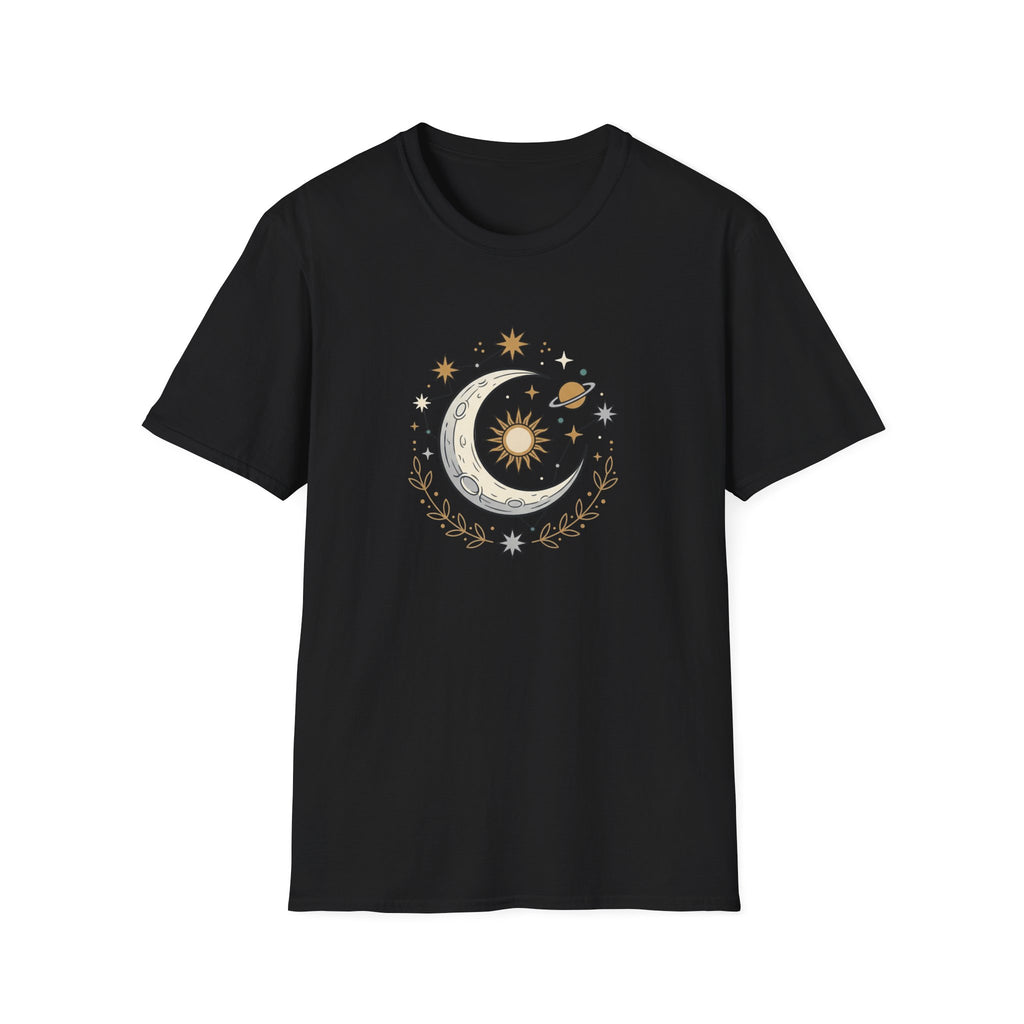 Celestial Moon & Sun Tee — Vintage Astrology Graphic T-Shirt