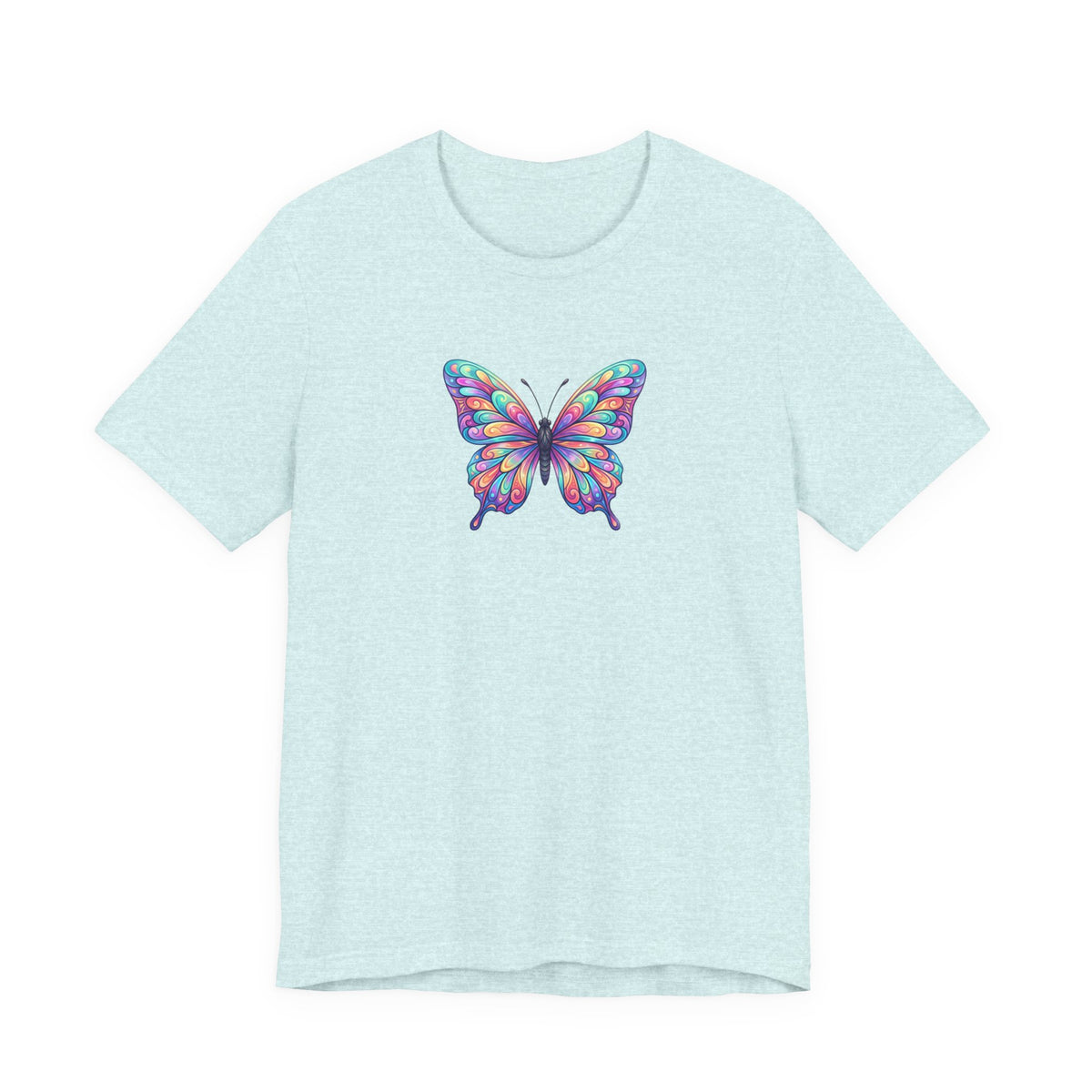 Butterfly Graphic Tee — Colorful Watercolor Butterfly T-Shirt
