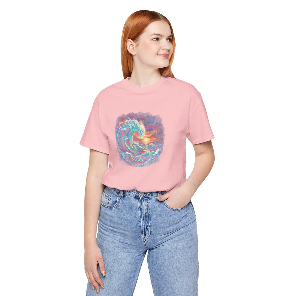 Ocean Wave Sunset T-Shirt