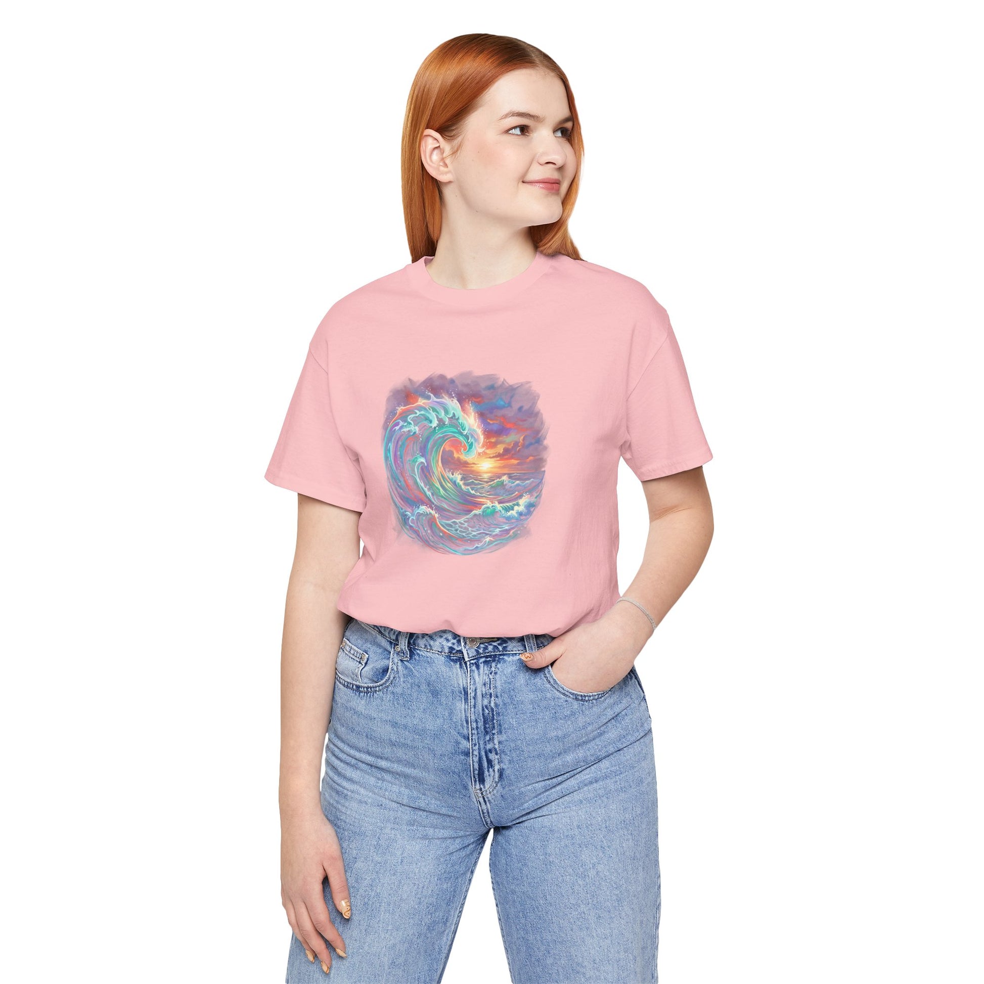 Ocean Wave Sunset T-Shirt