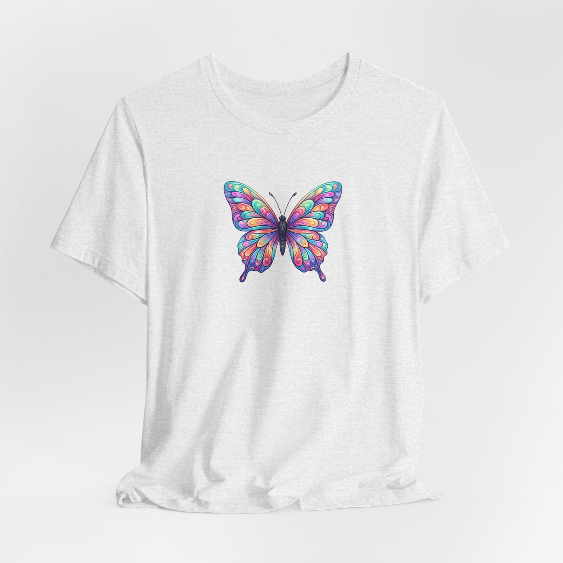 Butterfly Graphic Tee — Colorful Watercolor Butterfly T-Shirt