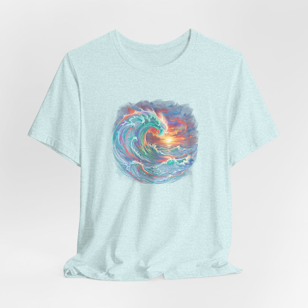 Ocean Wave Sunset T-Shirt