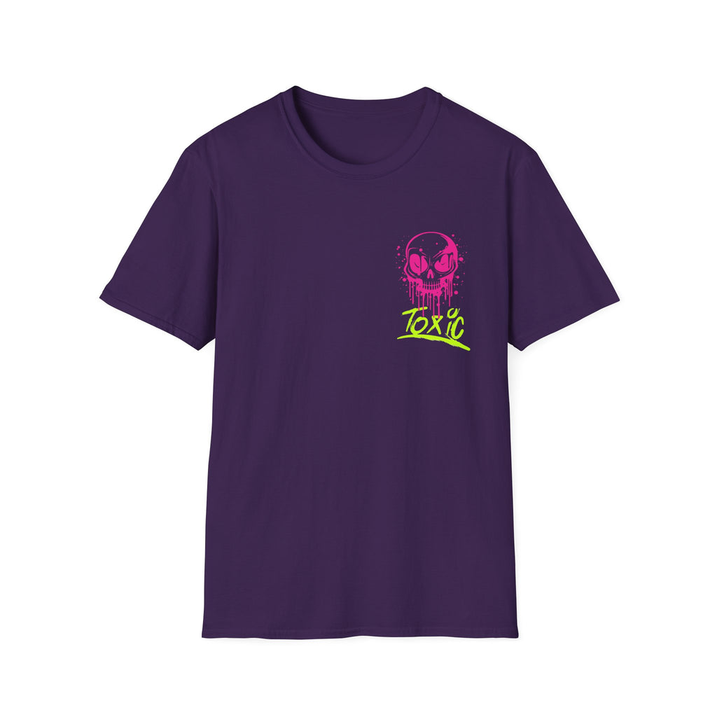 T-Shirt — Neon Drip Skull "Toxic" Graphic