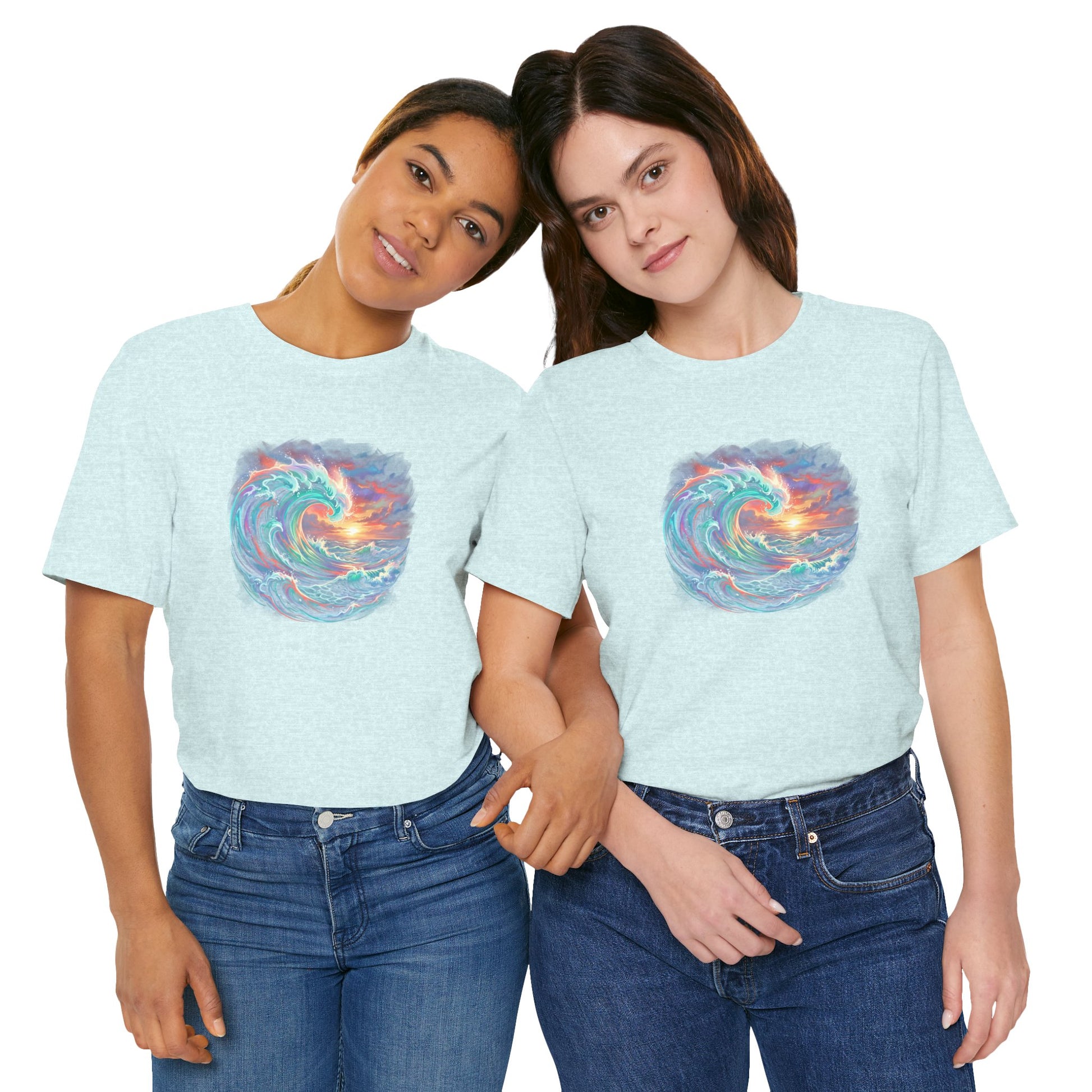 Ocean Wave Sunset T-Shirt