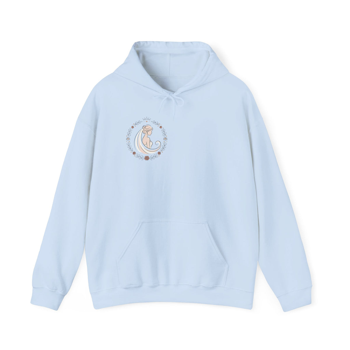 Wifey Back Print Customise Hoodie – Bridal Minimal Moon Goddess Graphic Pullover - Custom Text - Unique just for you
