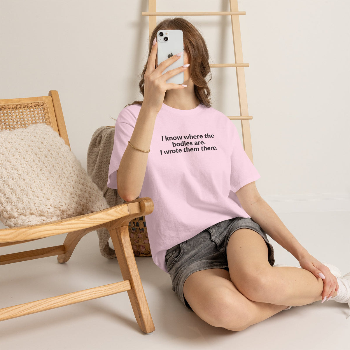 I Know Where the Bodies Are I Wrote Them There T-Shirt
