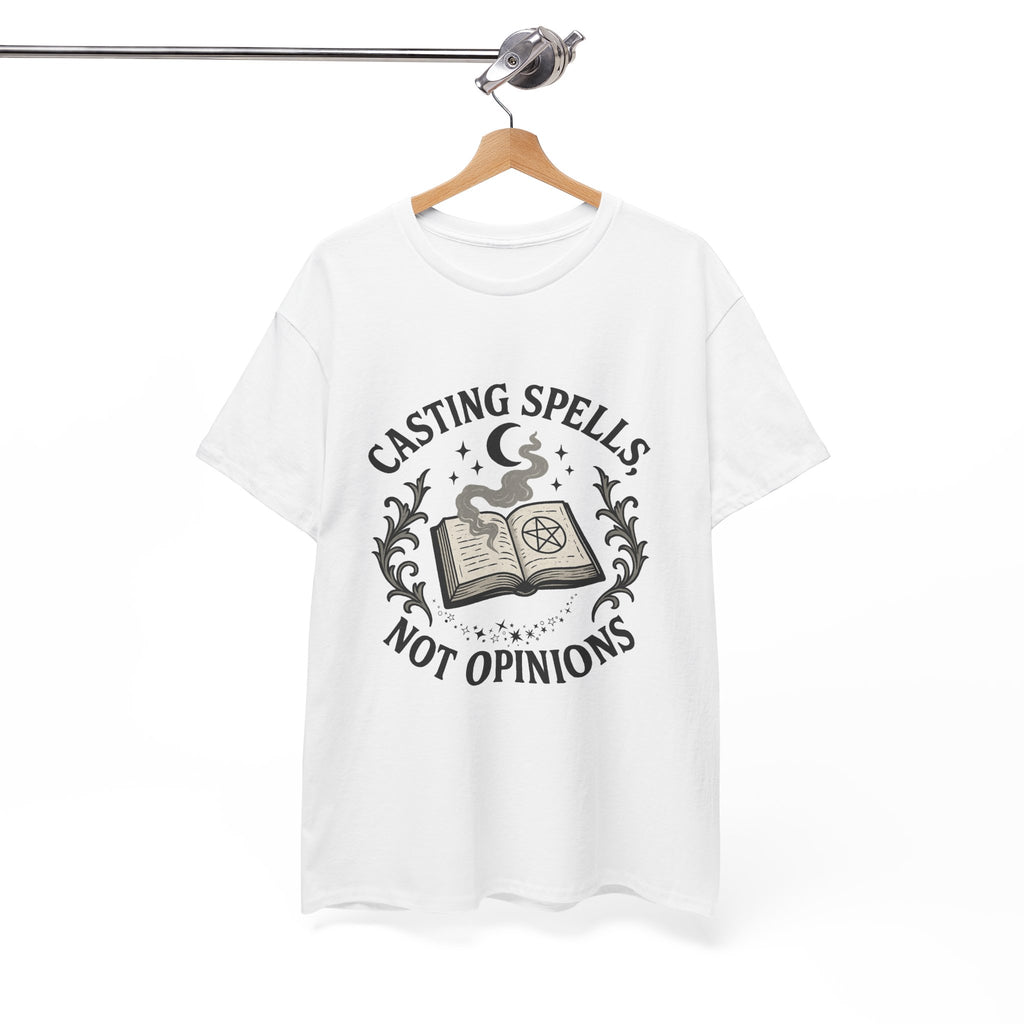 Casting Spells Not Opinions T-Shirt – Witchy Magic Graphic Tee