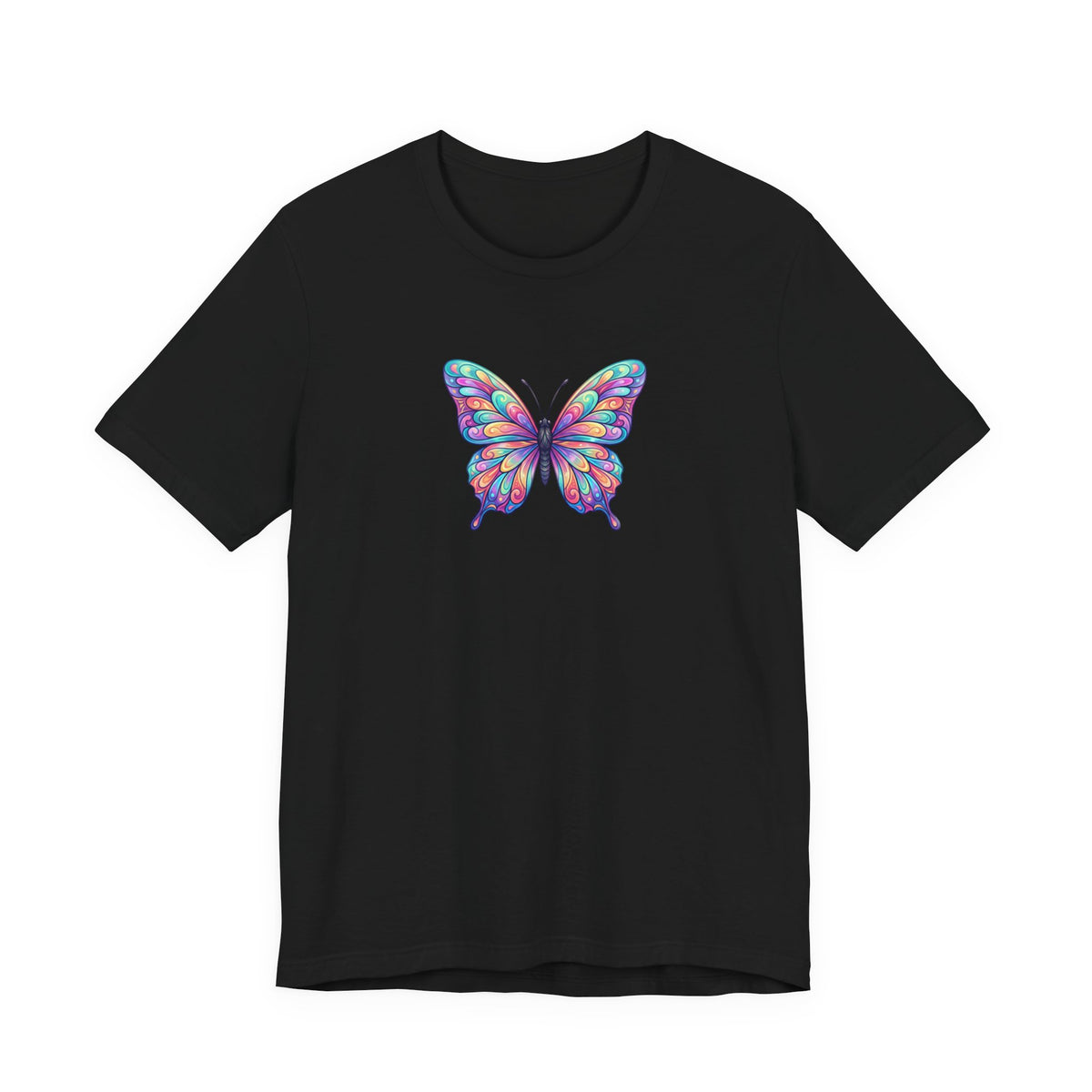 Butterfly Graphic Tee — Colorful Watercolor Butterfly T-Shirt