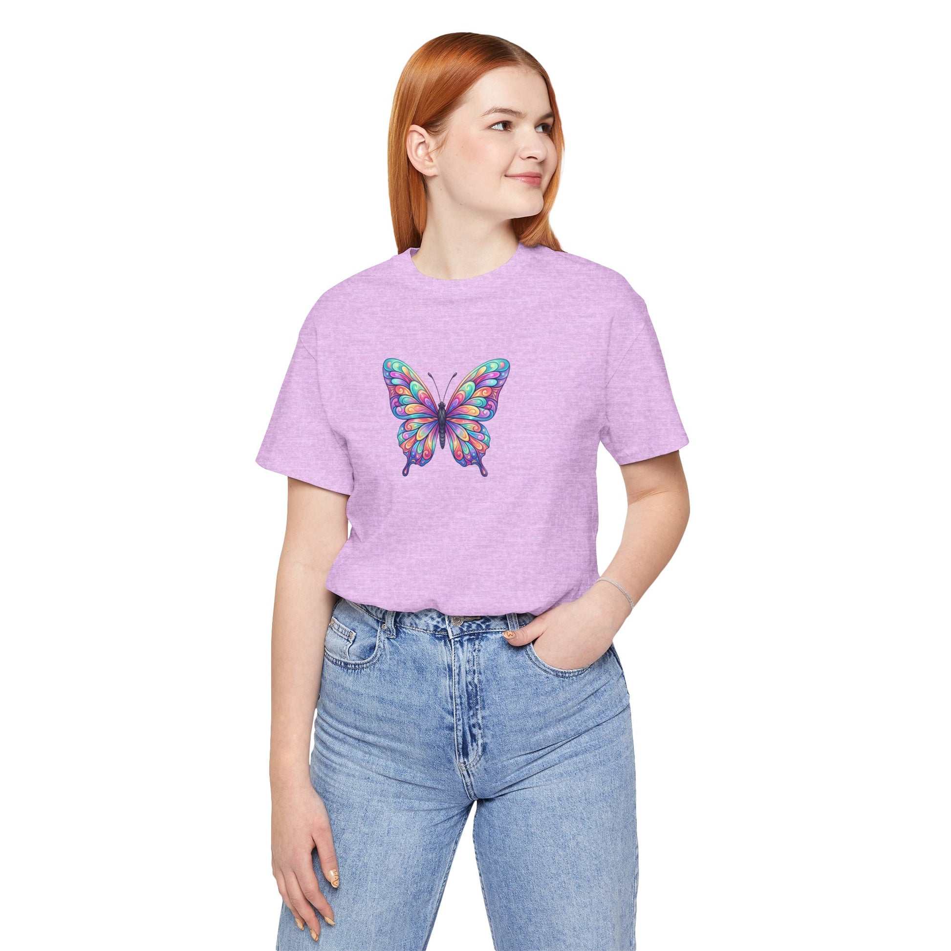 Butterfly Graphic Tee — Colorful Watercolor Butterfly T-Shirt