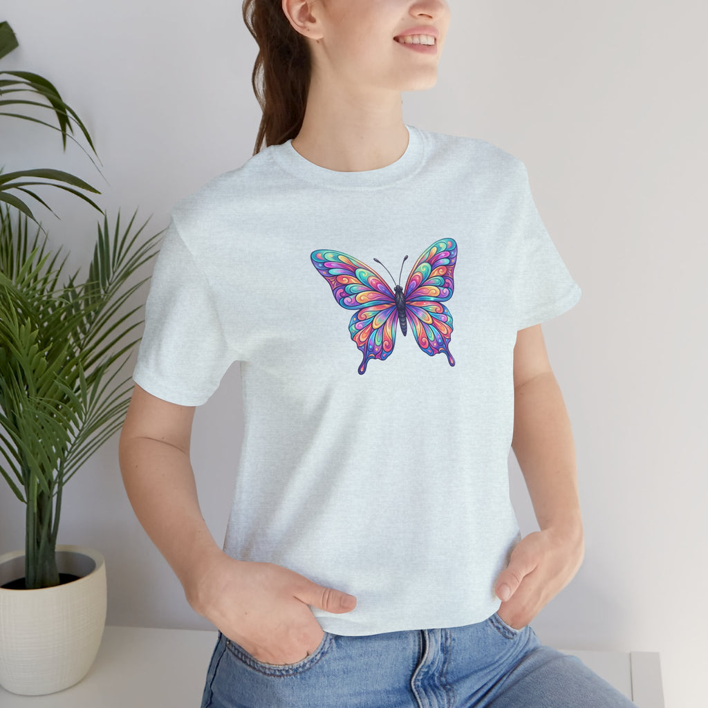 Butterfly Graphic Tee — Colorful Watercolor Butterfly T-Shirt