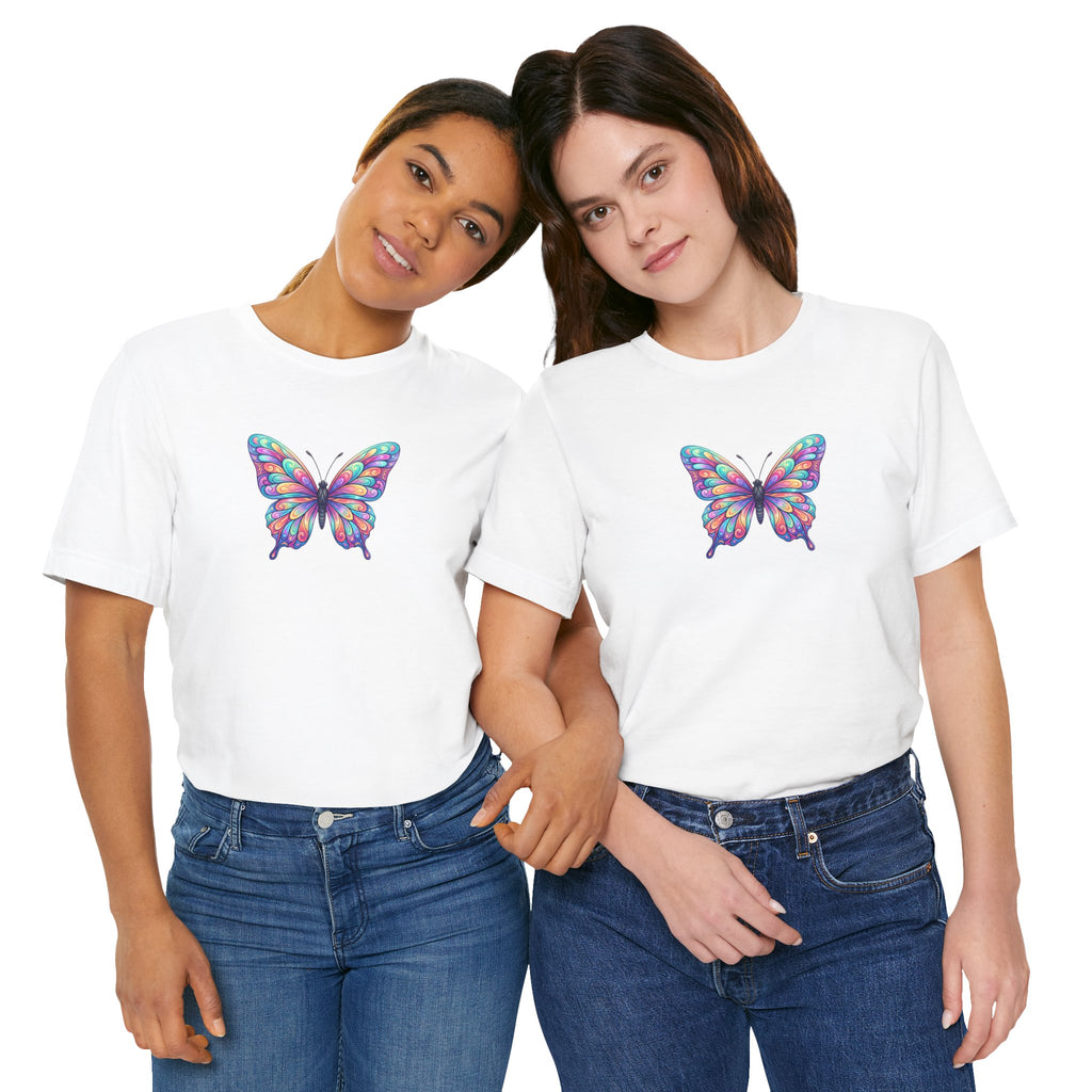 Butterfly Graphic Tee — Colorful Watercolor Butterfly T-Shirt