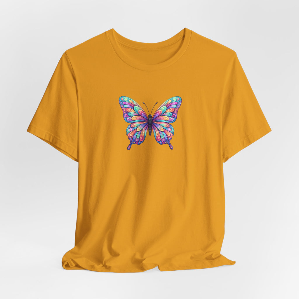 Butterfly Graphic Tee — Colorful Watercolor Butterfly T-Shirt