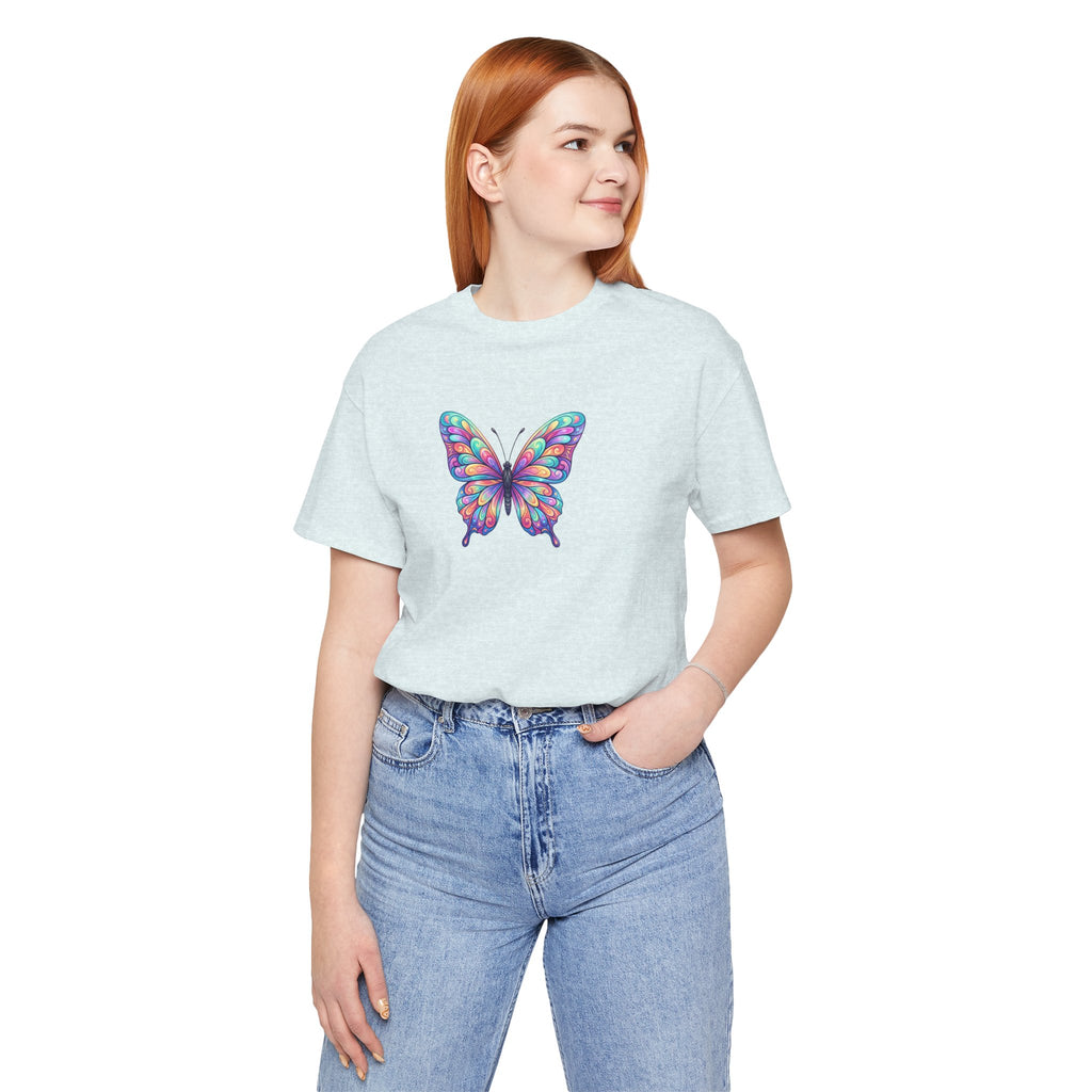 Butterfly Graphic Tee — Colorful Watercolor Butterfly T-Shirt