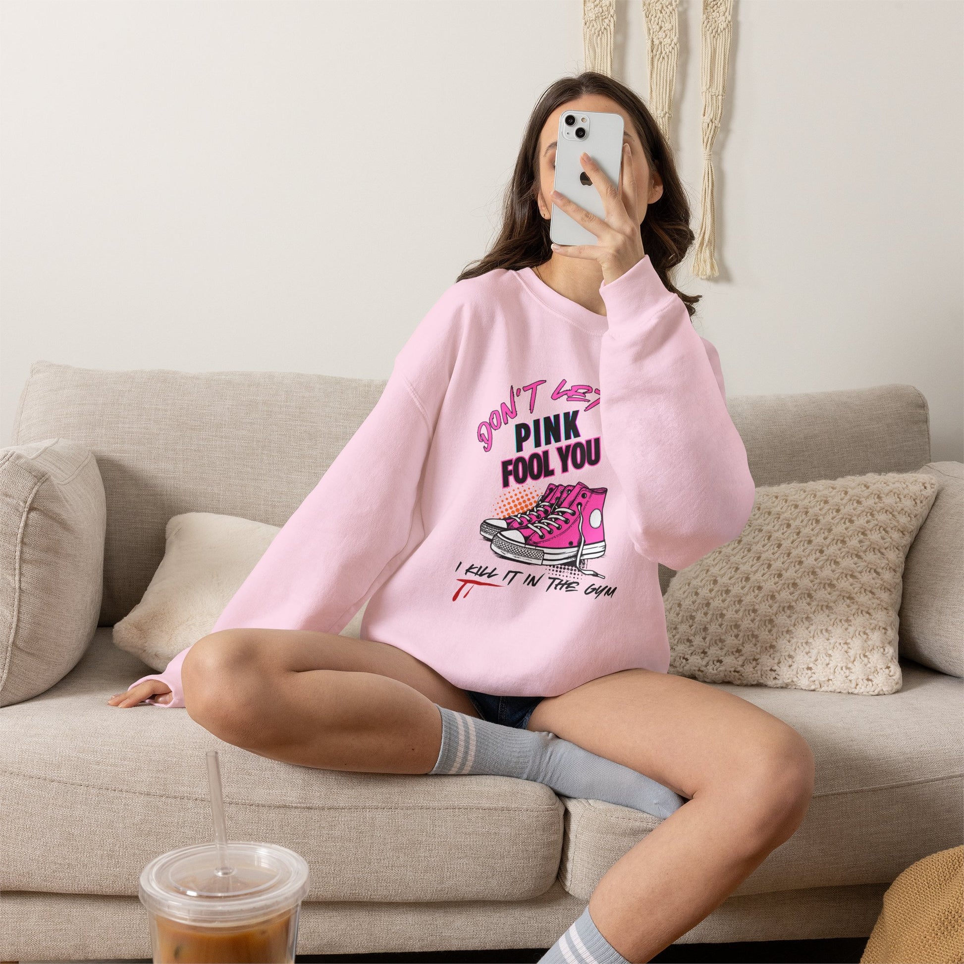 Don't Let The Pink Fool You. I KILL IT in the GYM - Unisex Sweatshirt