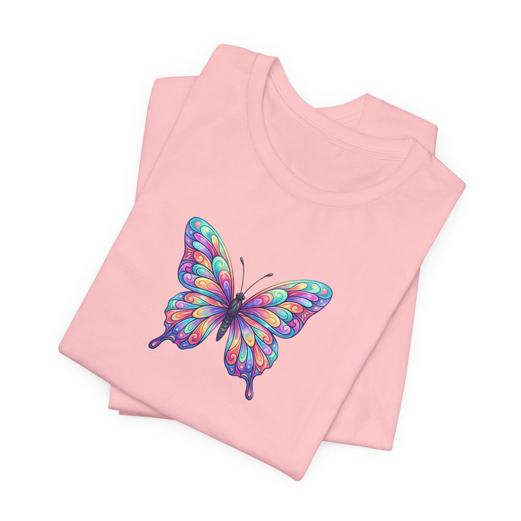 Butterfly Graphic Tee — Colorful Watercolor Butterfly T-Shirt