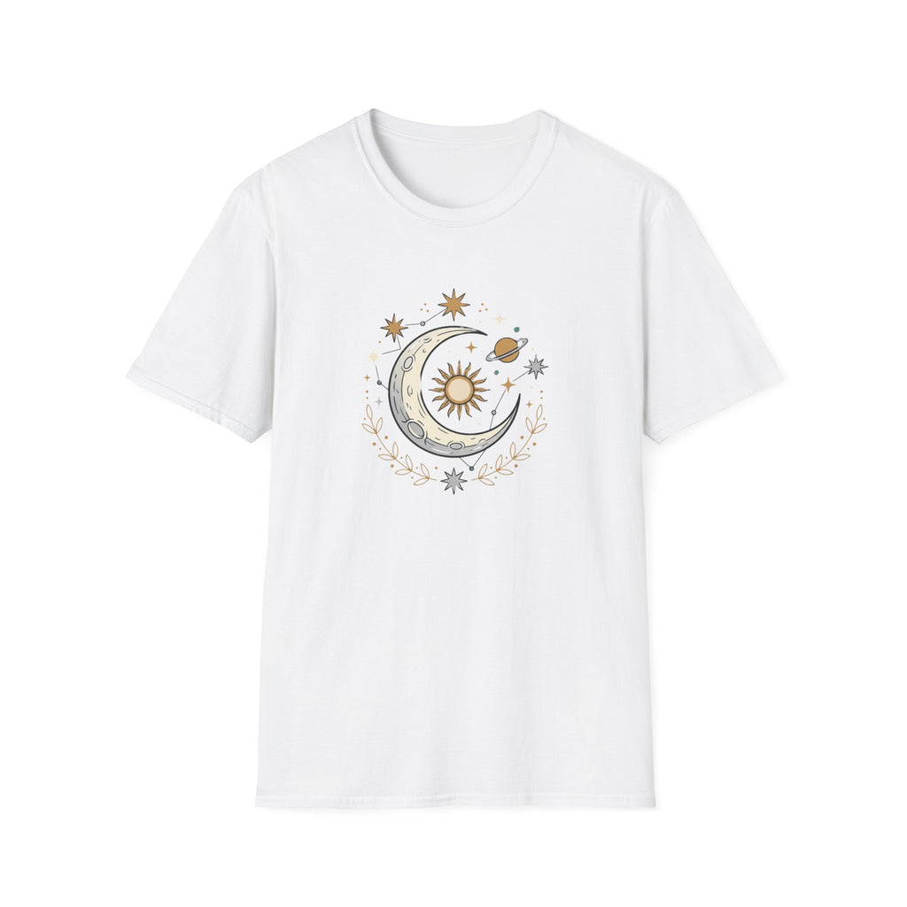 Celestial Moon & Sun Tee — Vintage Astrology Graphic T-Shirt