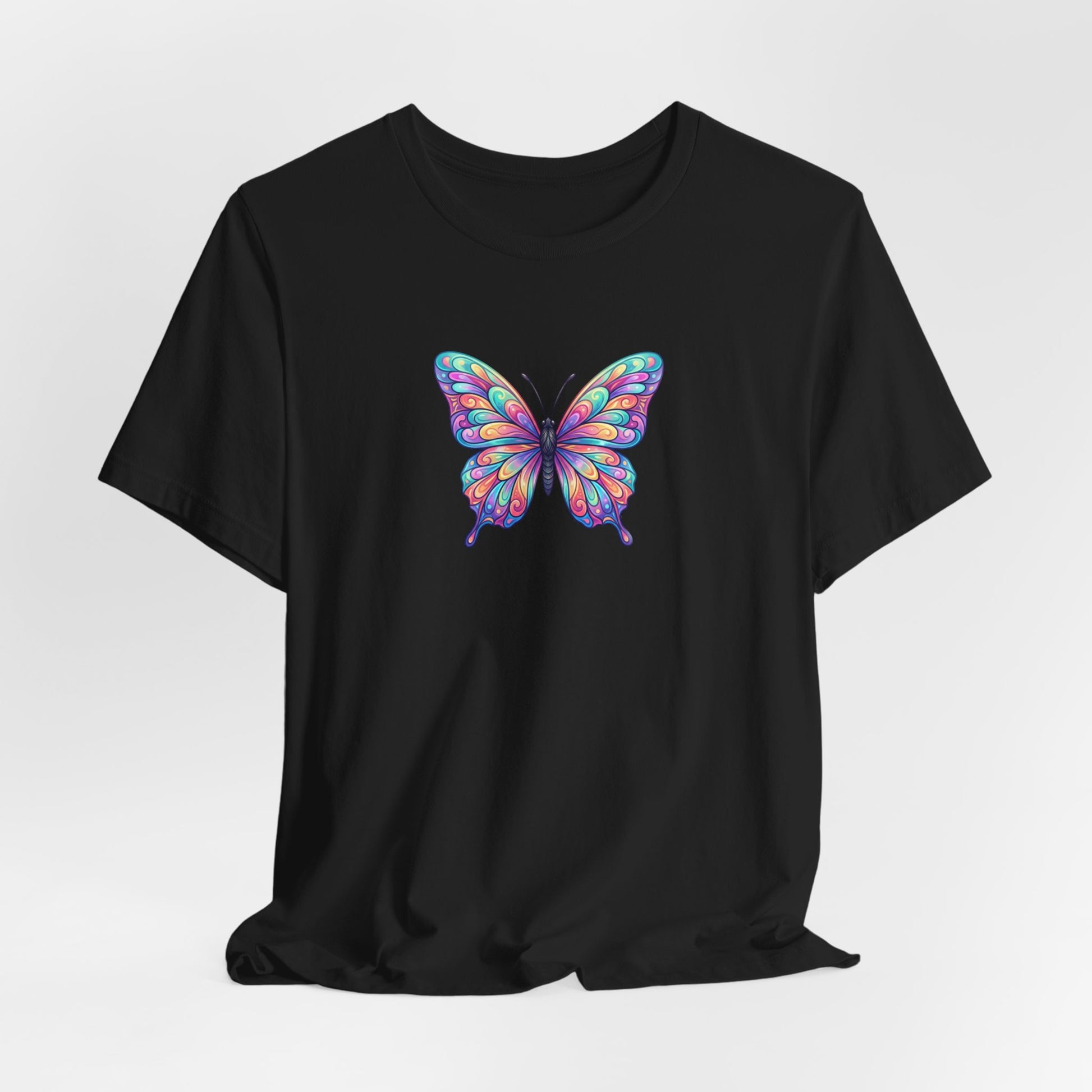 Butterfly Graphic Tee — Colorful Watercolor Butterfly T-Shirt