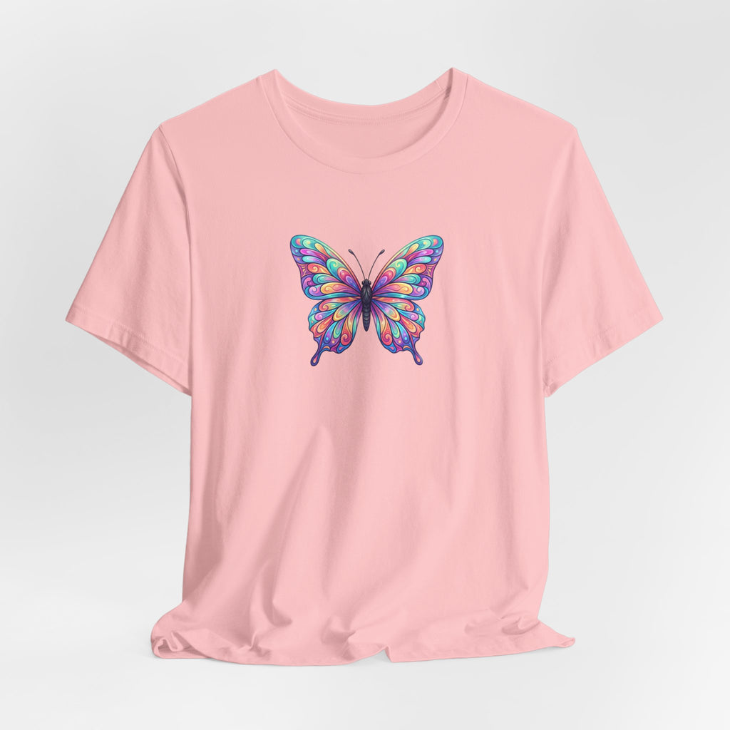 Butterfly Graphic Tee — Colorful Watercolor Butterfly T-Shirt