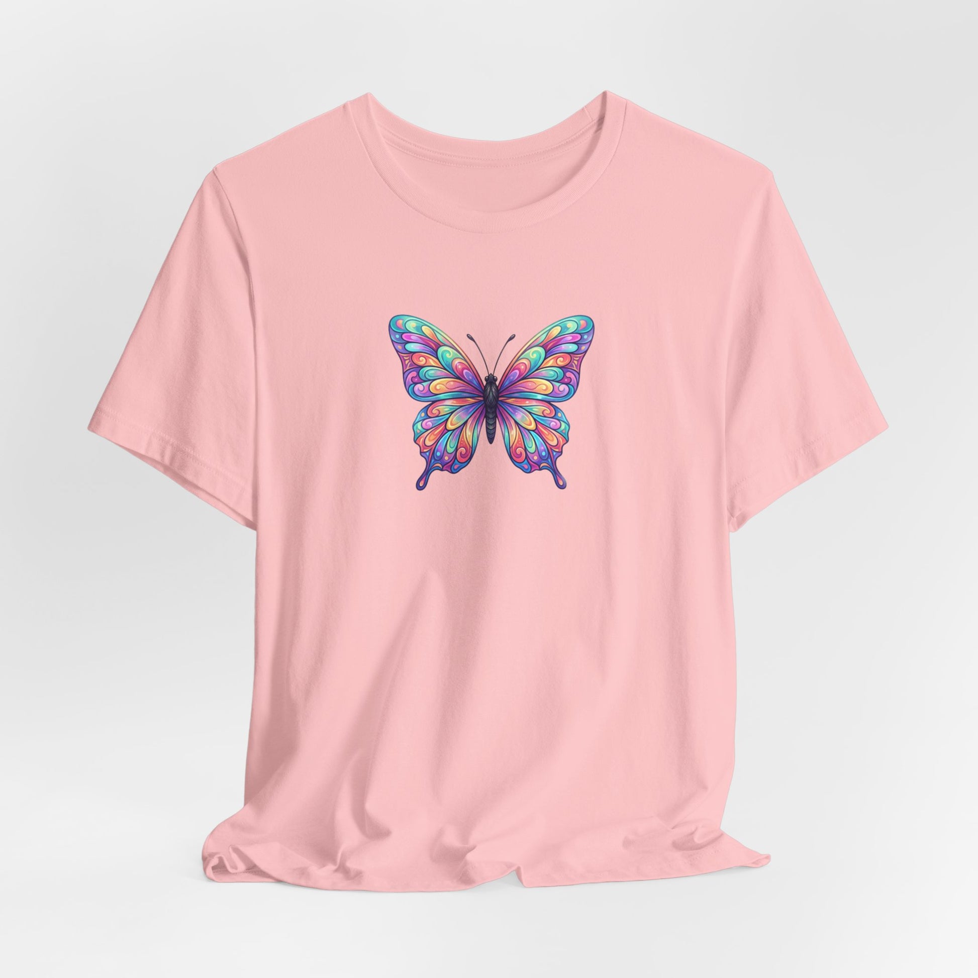 Butterfly Graphic Tee — Colorful Watercolor Butterfly T-Shirt