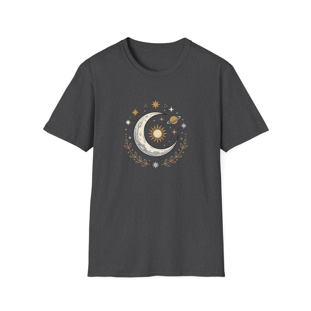 Celestial Moon & Sun Tee — Vintage Astrology Graphic T-Shirt