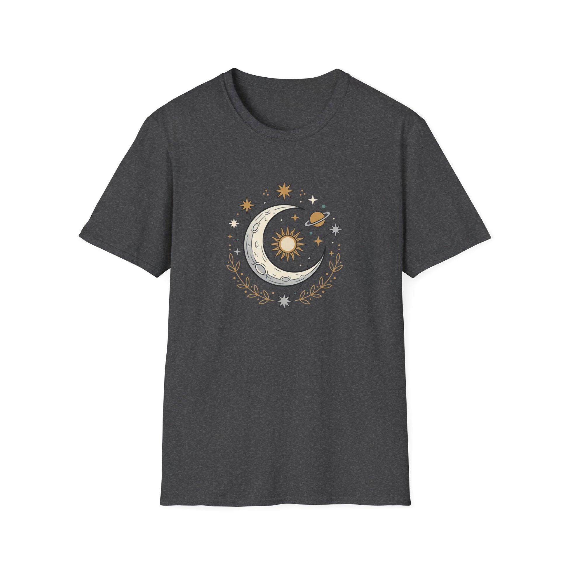 Celestial Moon & Sun Tee — Vintage Astrology Graphic T-Shirt