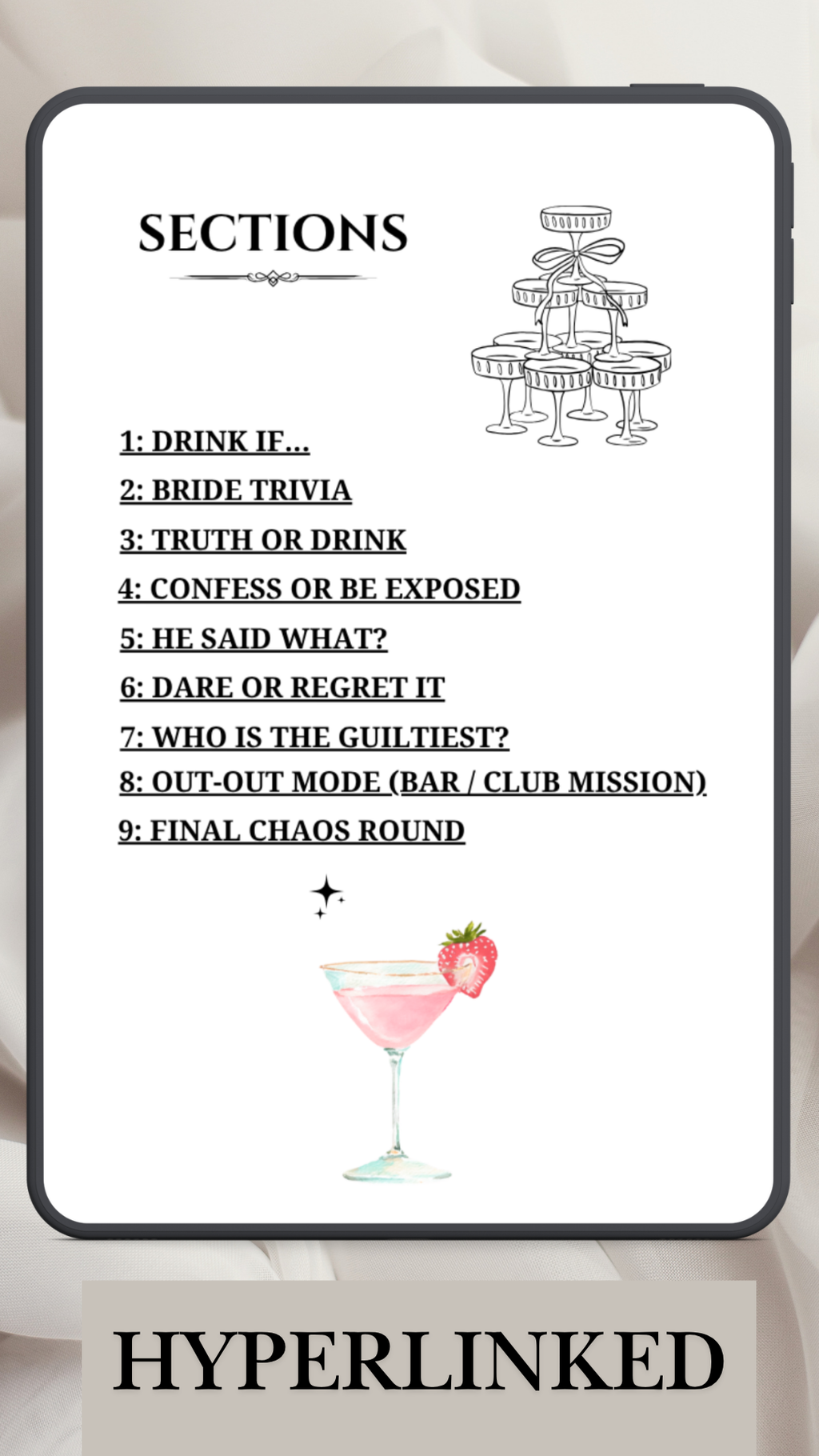 The Ultimate Hen & Bachelorette Party Game Book: Wild Truth-or-Drink, Dares, Bride Trivia & Confessions - DIGITAL DOWNLOAD