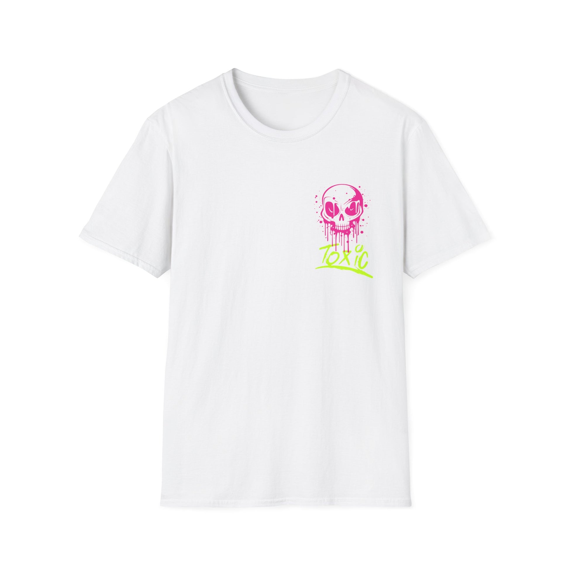 T-Shirt — Neon Drip Skull "Toxic" Graphic