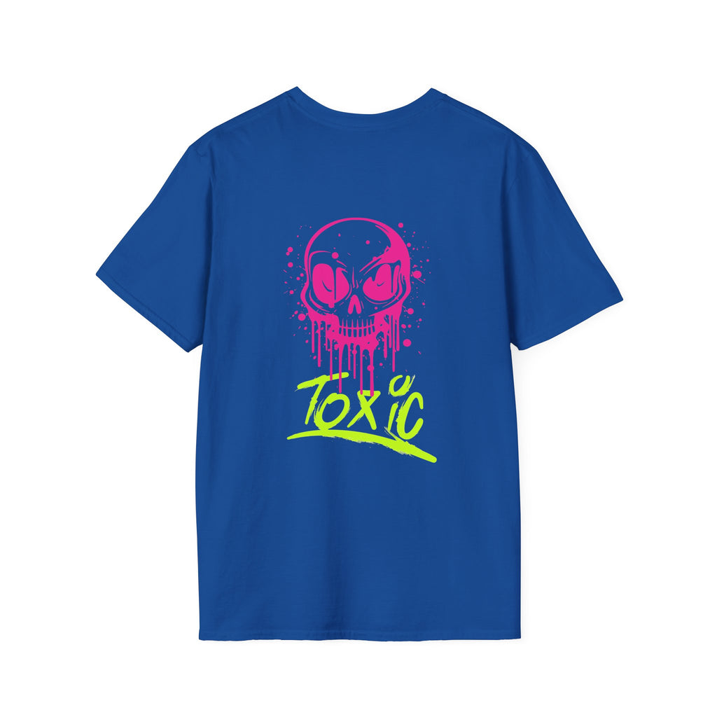 T-Shirt — Neon Drip Skull "Toxic" Graphic