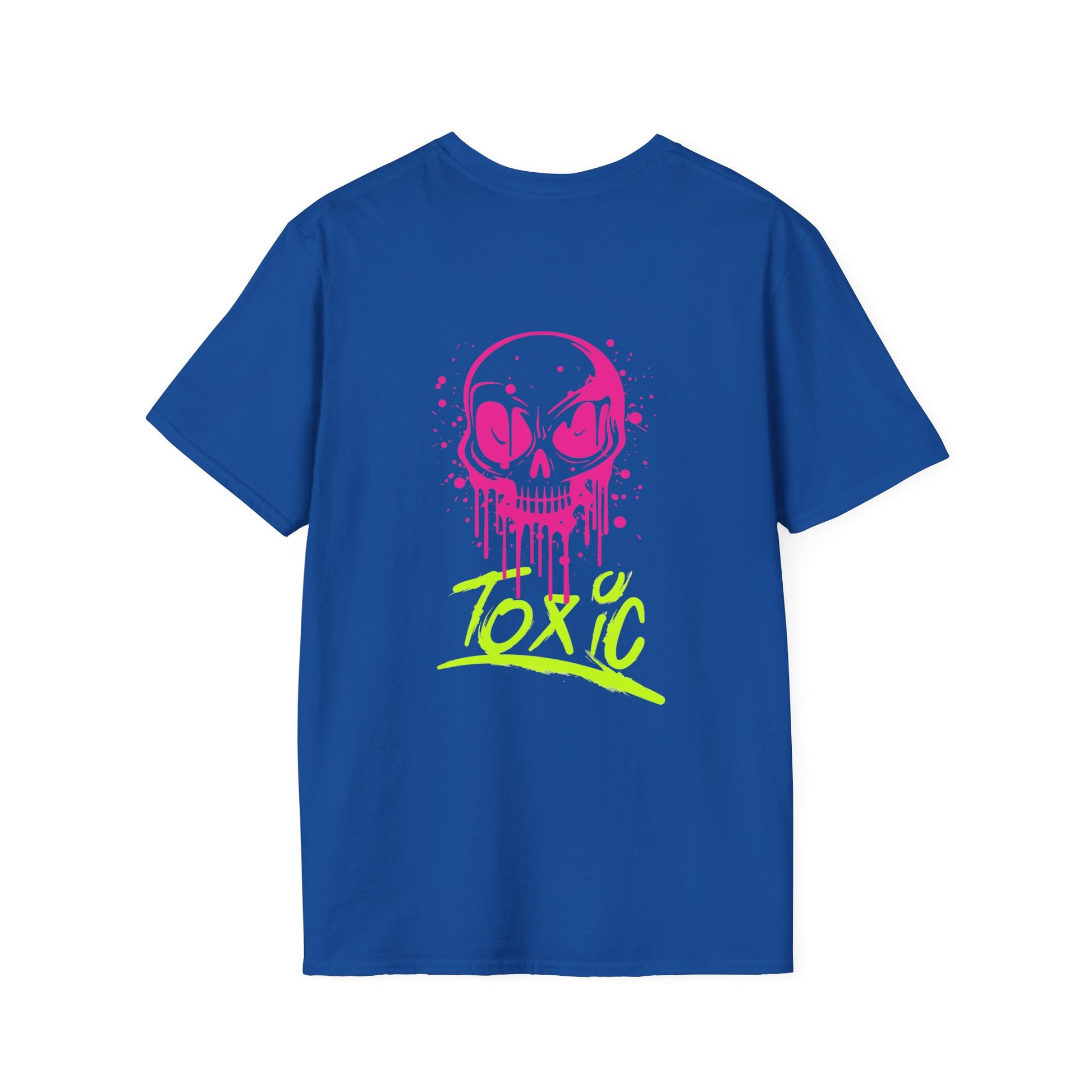 T-Shirt — Neon Drip Skull "Toxic" Graphic