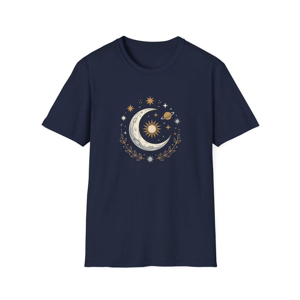 Celestial Moon & Sun Tee — Vintage Astrology Graphic T-Shirt