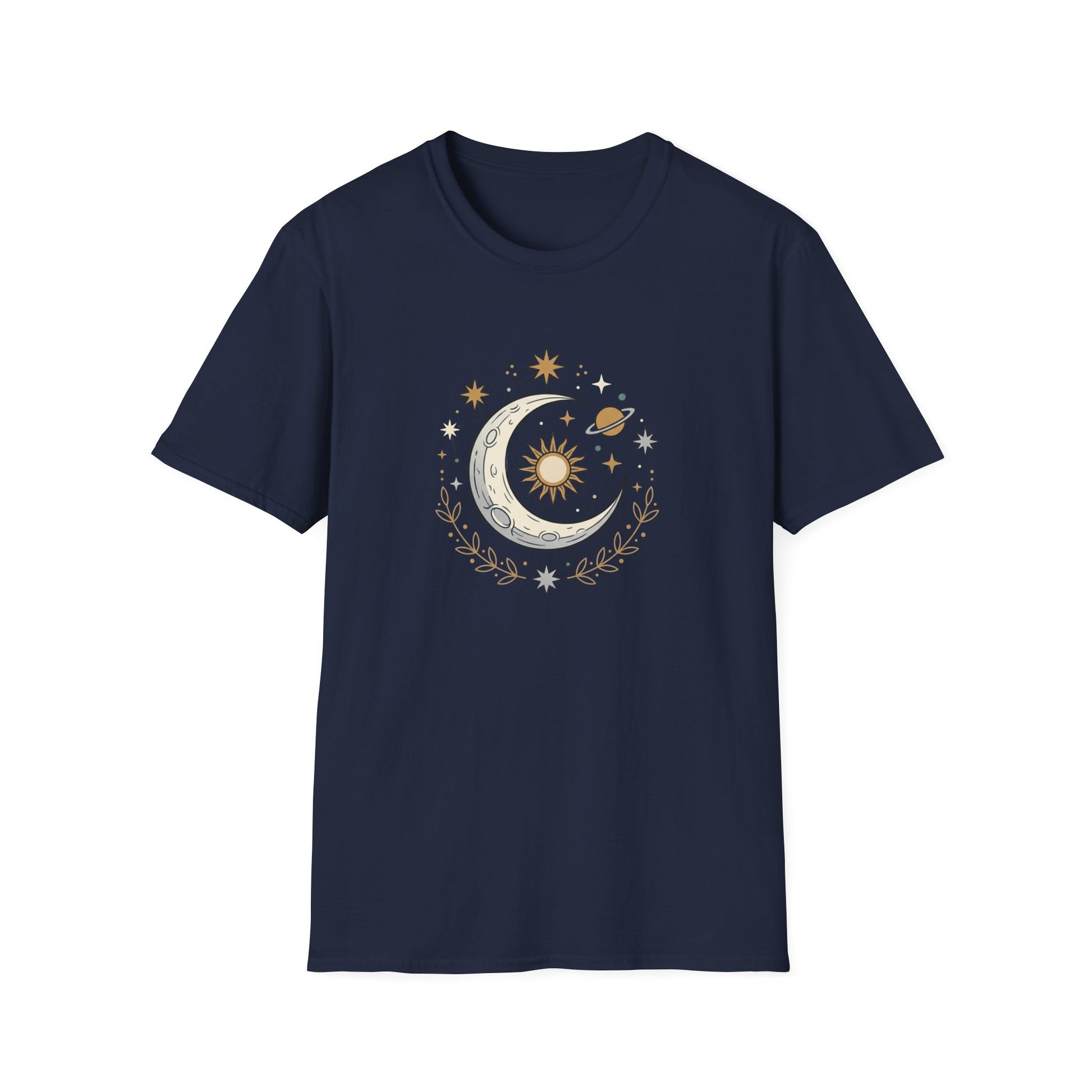 Celestial Moon & Sun Tee — Vintage Astrology Graphic T-Shirt