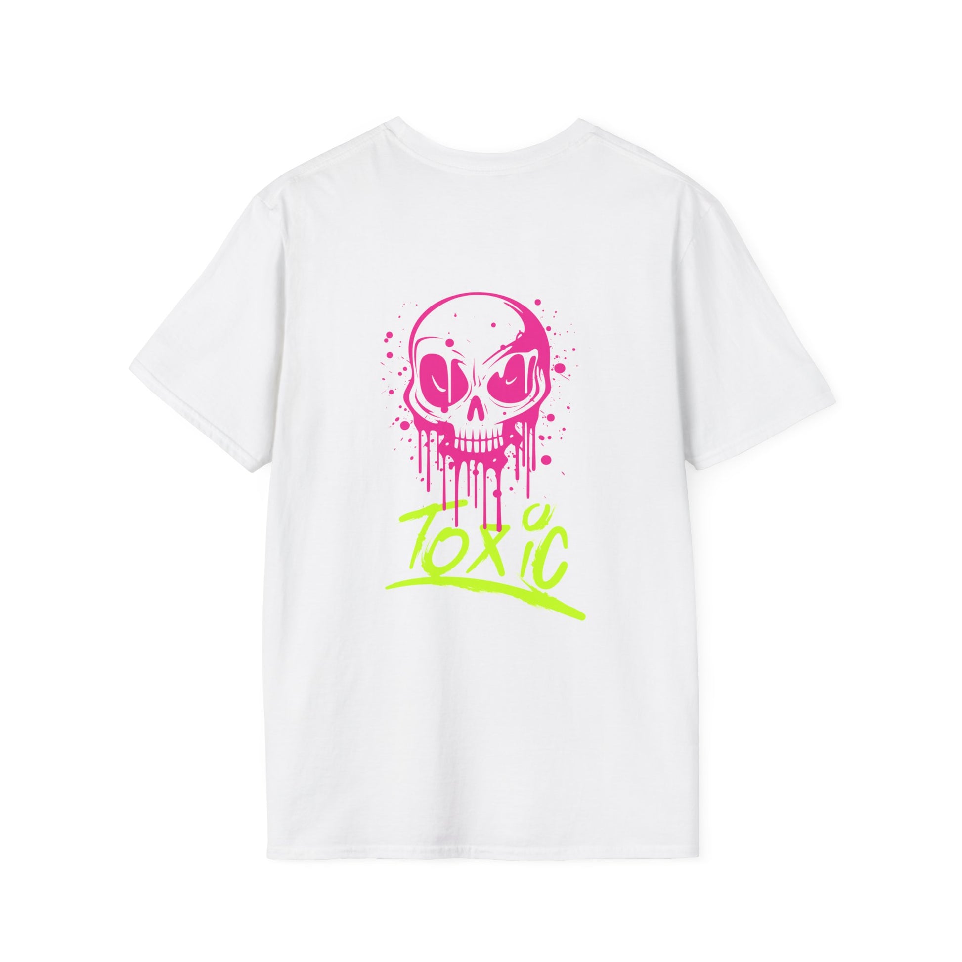 T-Shirt — Neon Drip Skull "Toxic" Graphic