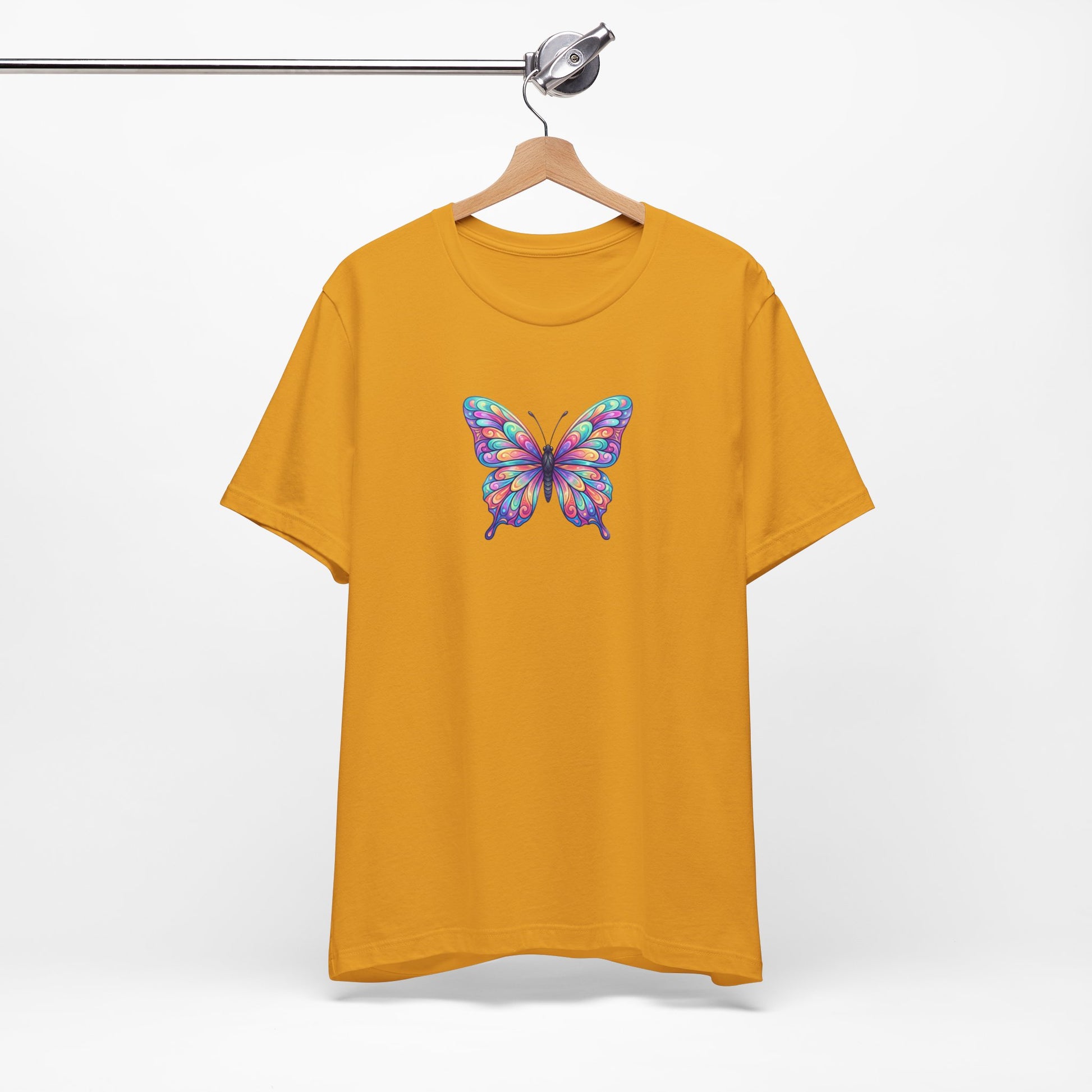 Butterfly Graphic Tee — Colorful Watercolor Butterfly T-Shirt